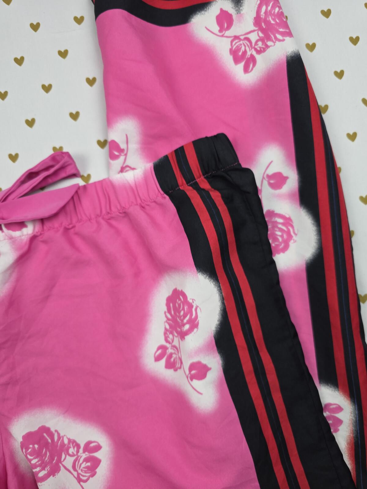Victorias Secret Satin Silky ROSE Sleep Pants Pajama Bottoms PJ XL Pink