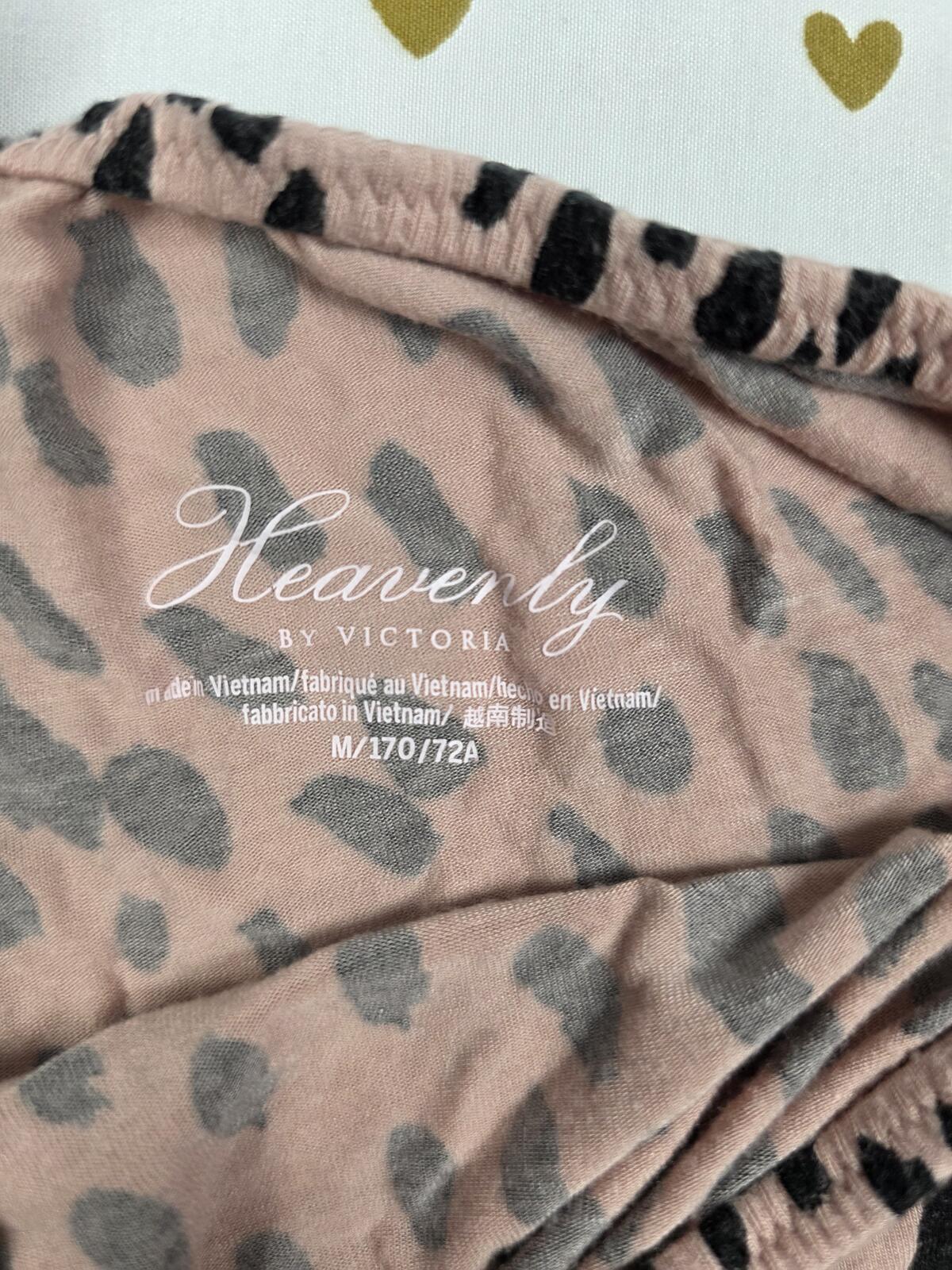 Victorias Secret Cheetah Leopard HEAVENLY MED Sleep Shorts Boxers Pajama Bottoms
