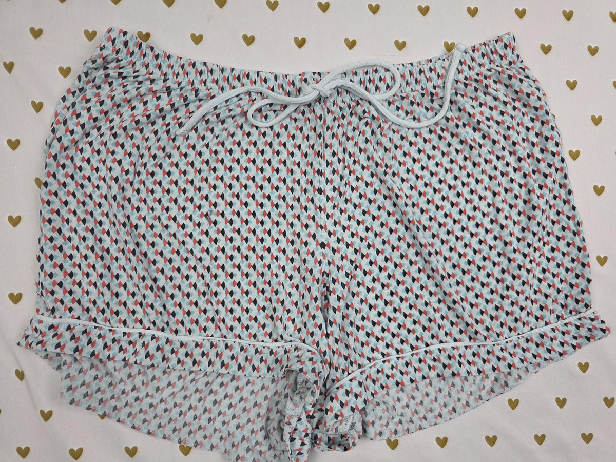 Victorias Secret Medium Geometric Soft  Sleep Shorts Boxers Pajama Bottoms