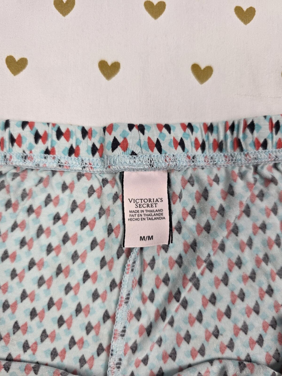 Victorias Secret Medium Geometric Soft  Sleep Shorts Boxers Pajama Bottoms