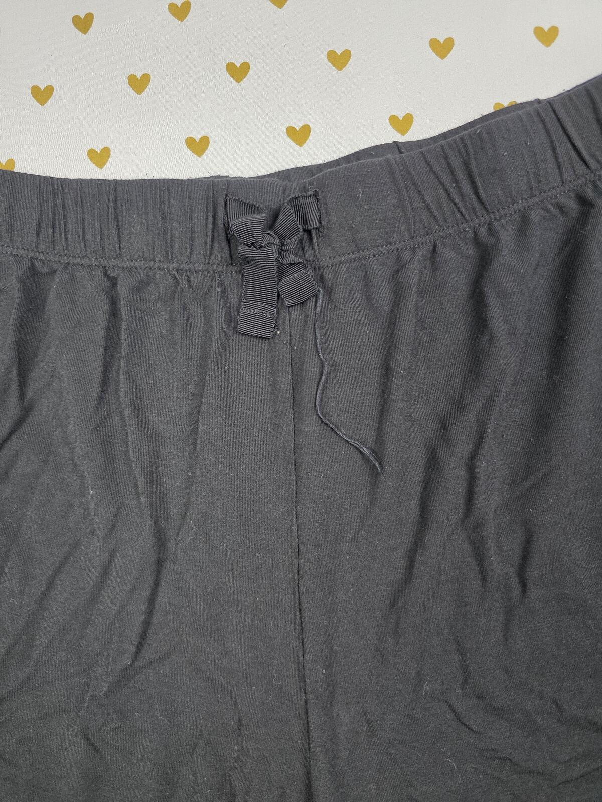 Victorias Secret XL Black super soft Sleep Shorts Boxers Pajama Bottoms