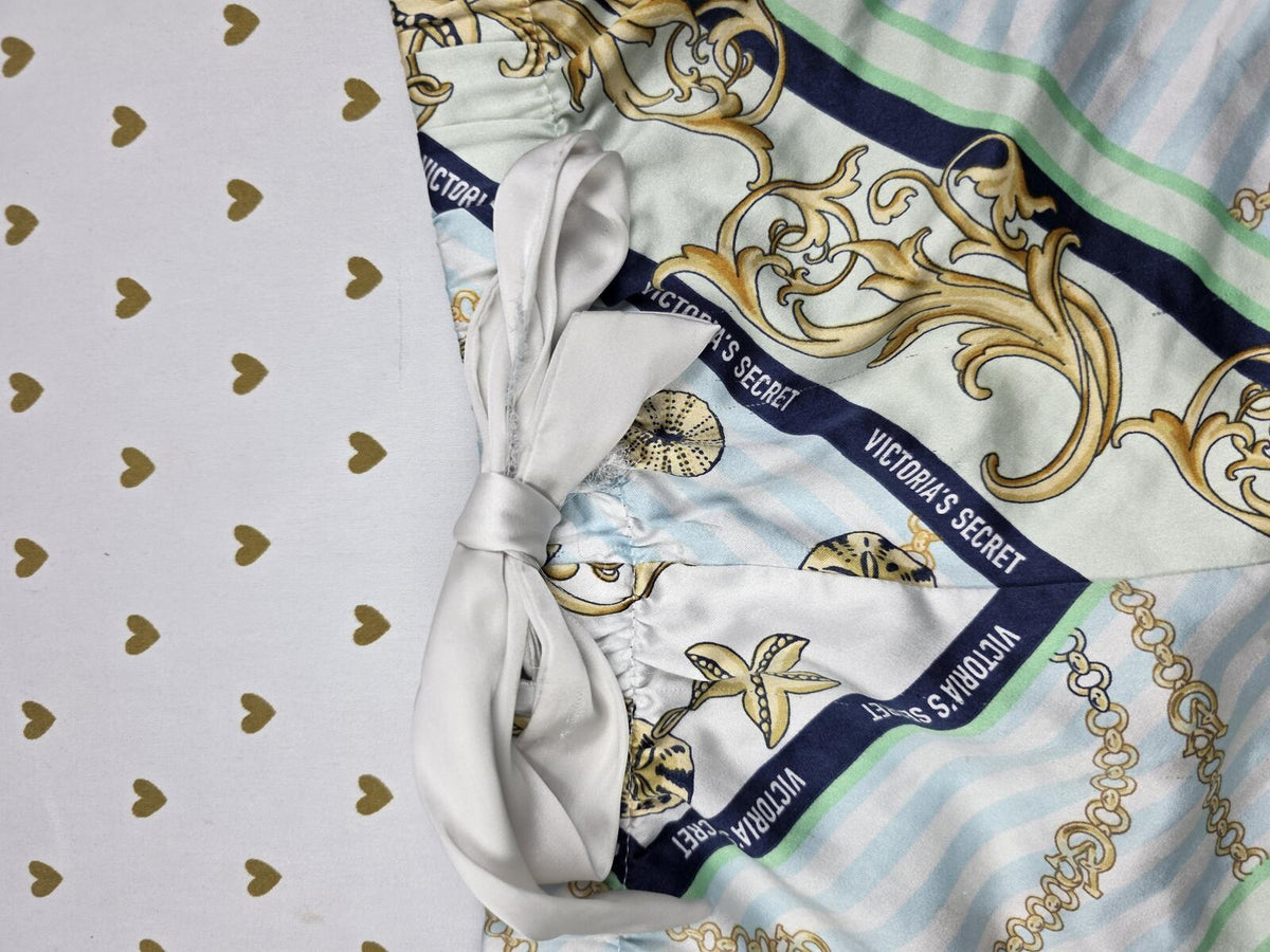 Victorias Secret Satin Silky MEDIUM Sleep Shorts Boxers Pajama Bottoms