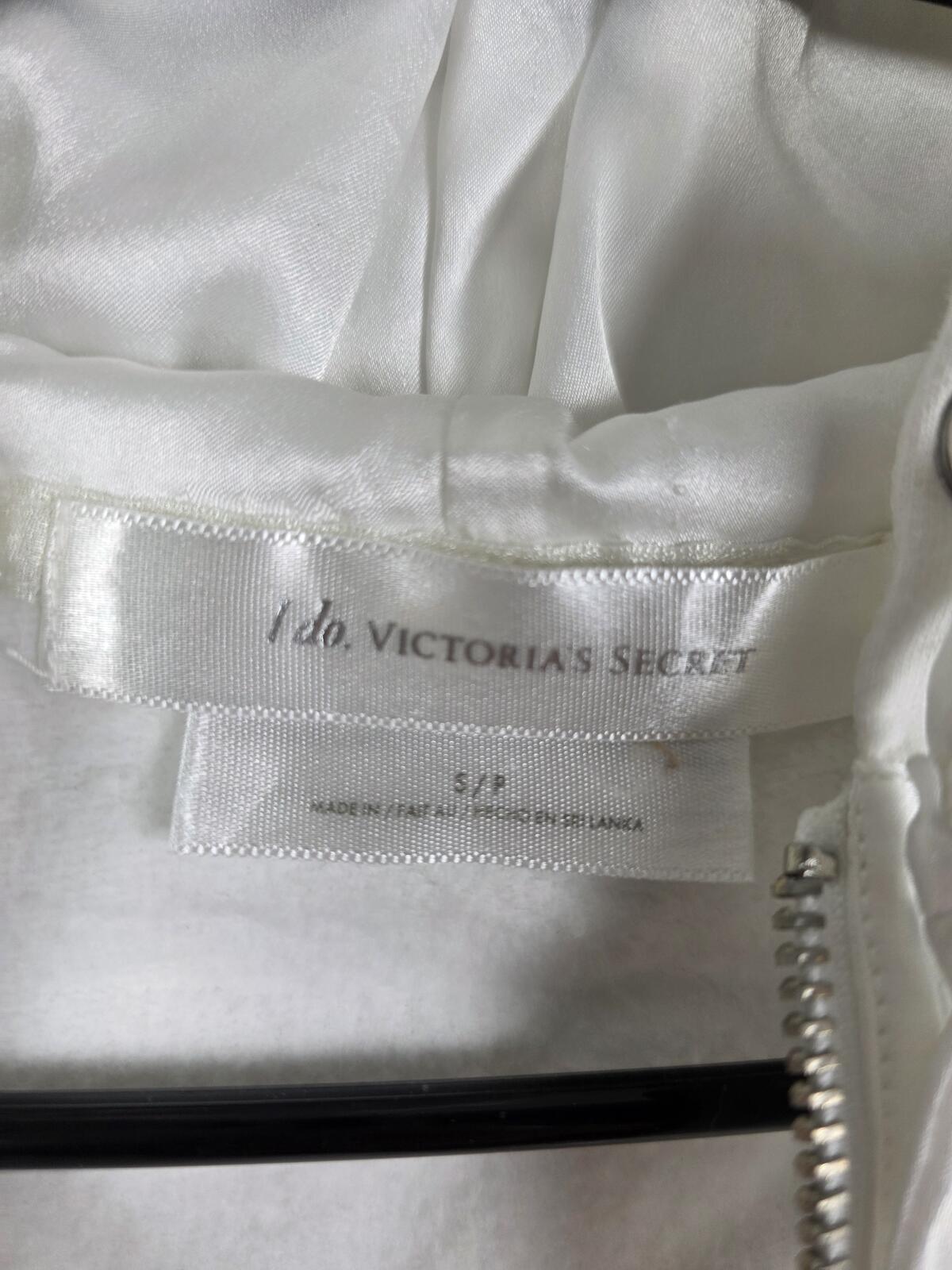 Victorias Secret SEXY LITTLE BRIDE Bridal I DO Ring Pull BLING Jacket Small