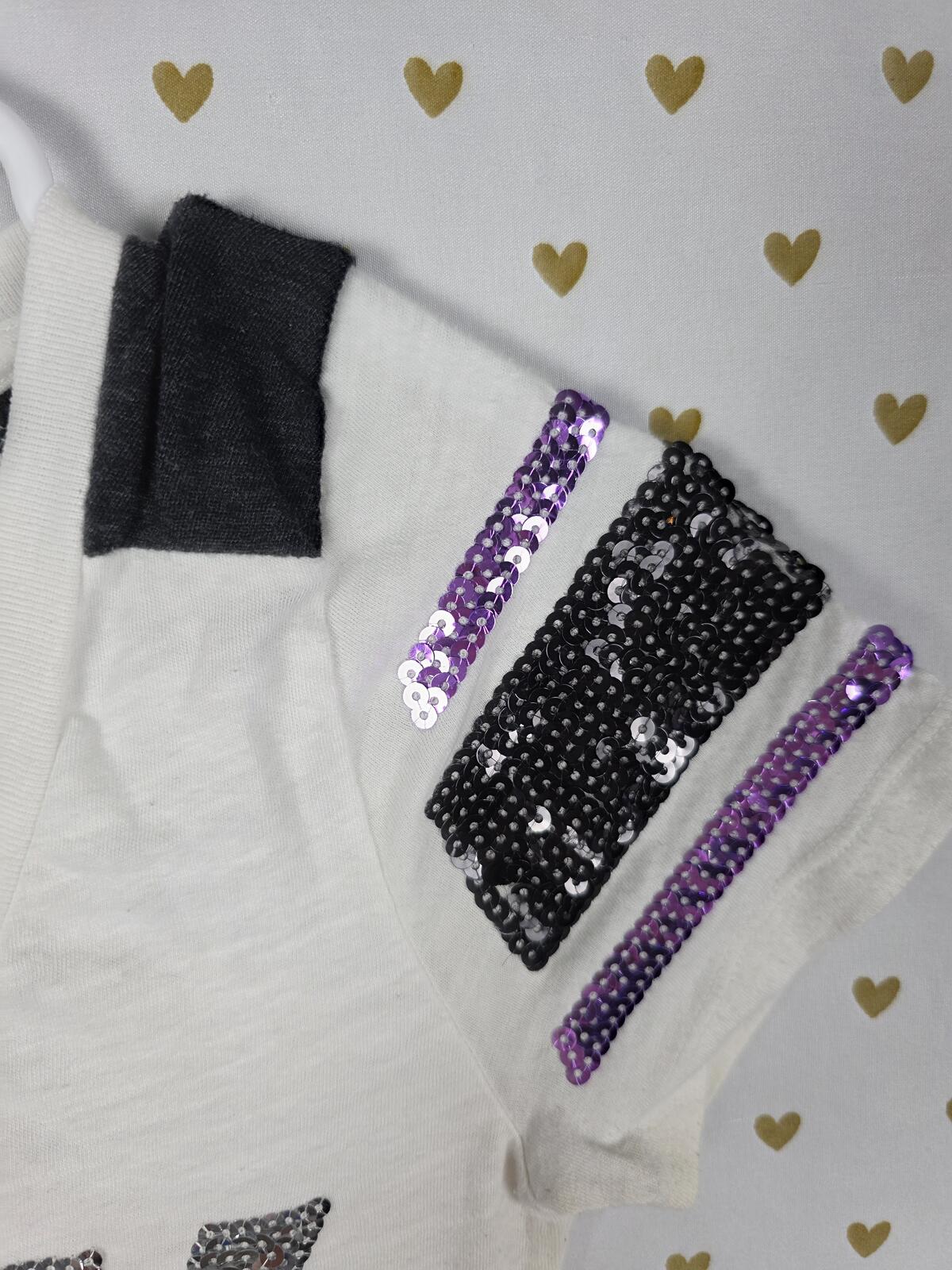 Victorias Secret PINK Bling Sequined Tee shirt XS