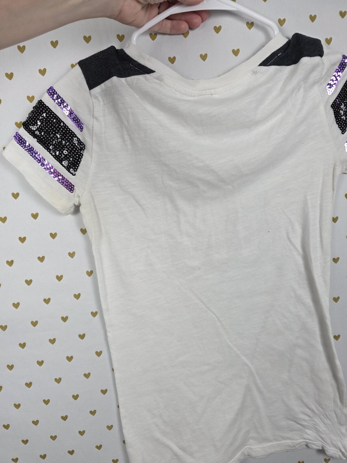 Victorias Secret PINK Bling Sequined Tee shirt XS