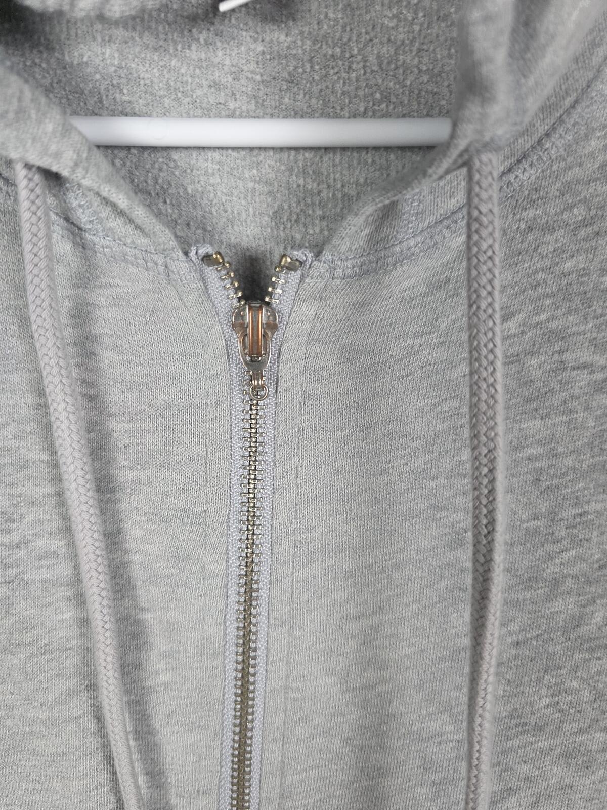 Victorias Secret BLING SEQUINED MIAMI Wings Hoodie Grey Full Zip MEDIUM
