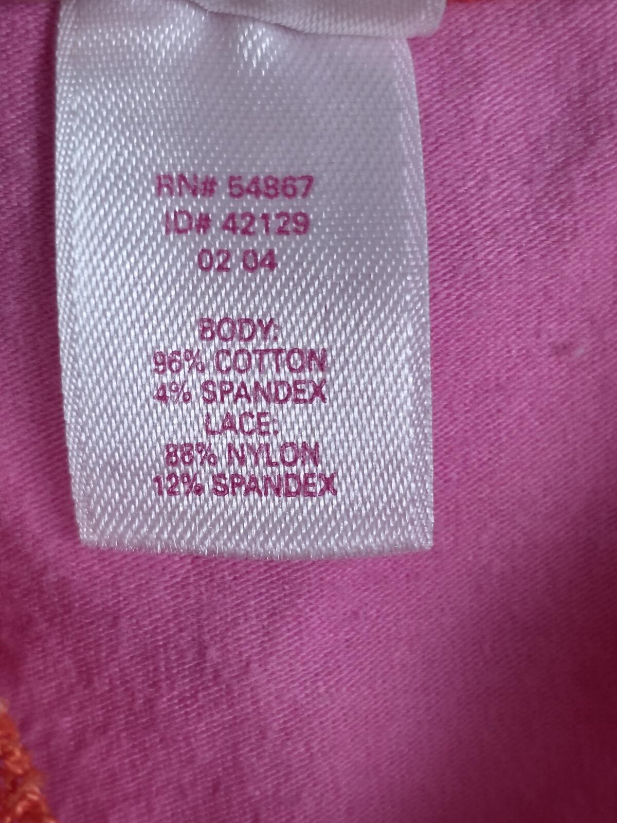 Victorias Secret PINK VINTAGE y2k Tank Top Cotton LARGE Babydoll