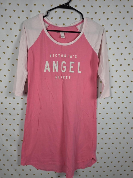 Victorias Secret ANGEL Sleep Shirt Nightgown Pajama PJ Dress SMALL