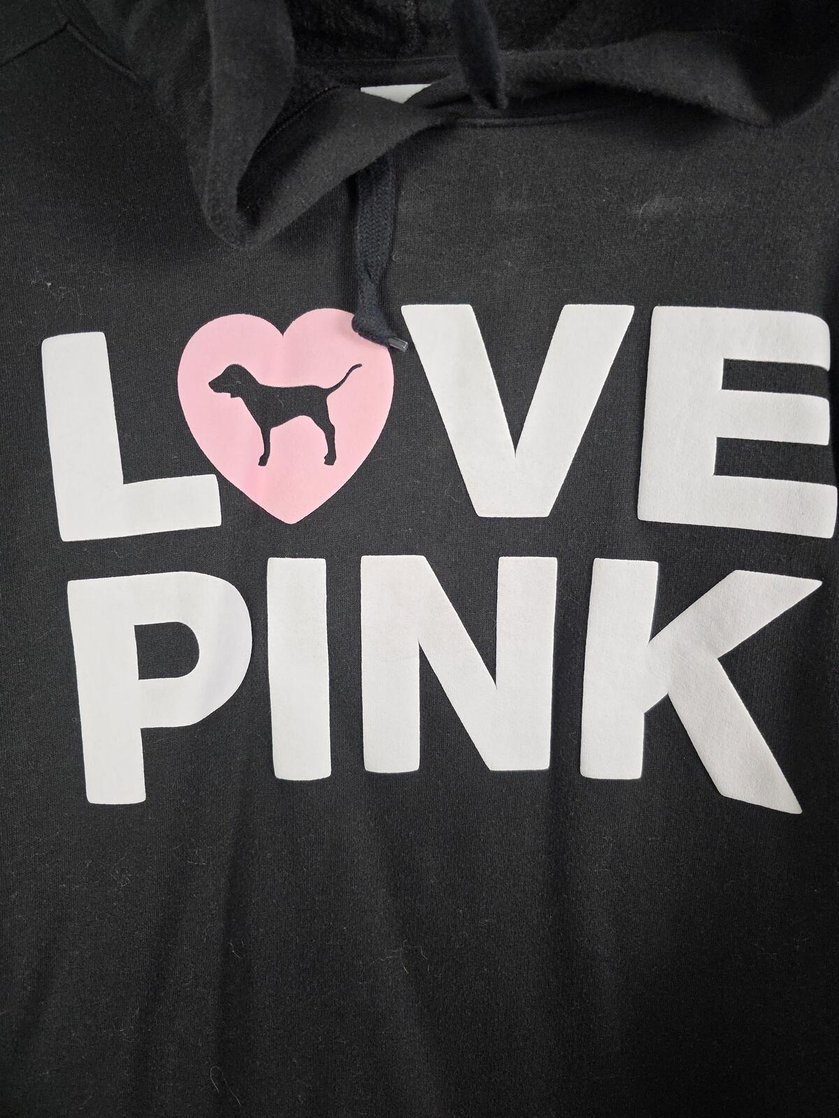 Victorias Secret Pink CAMPUS ORIGINALS Hoodie Sweater Sweats SET 2pc Small MED