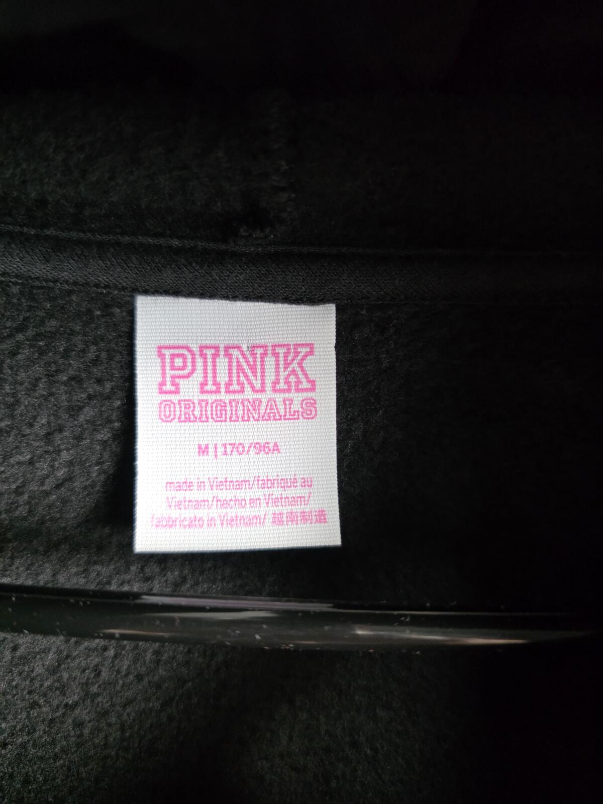 Victorias Secret Pink CAMPUS ORIGINALS Hoodie Sweater Sweats SET 2pc Small MED