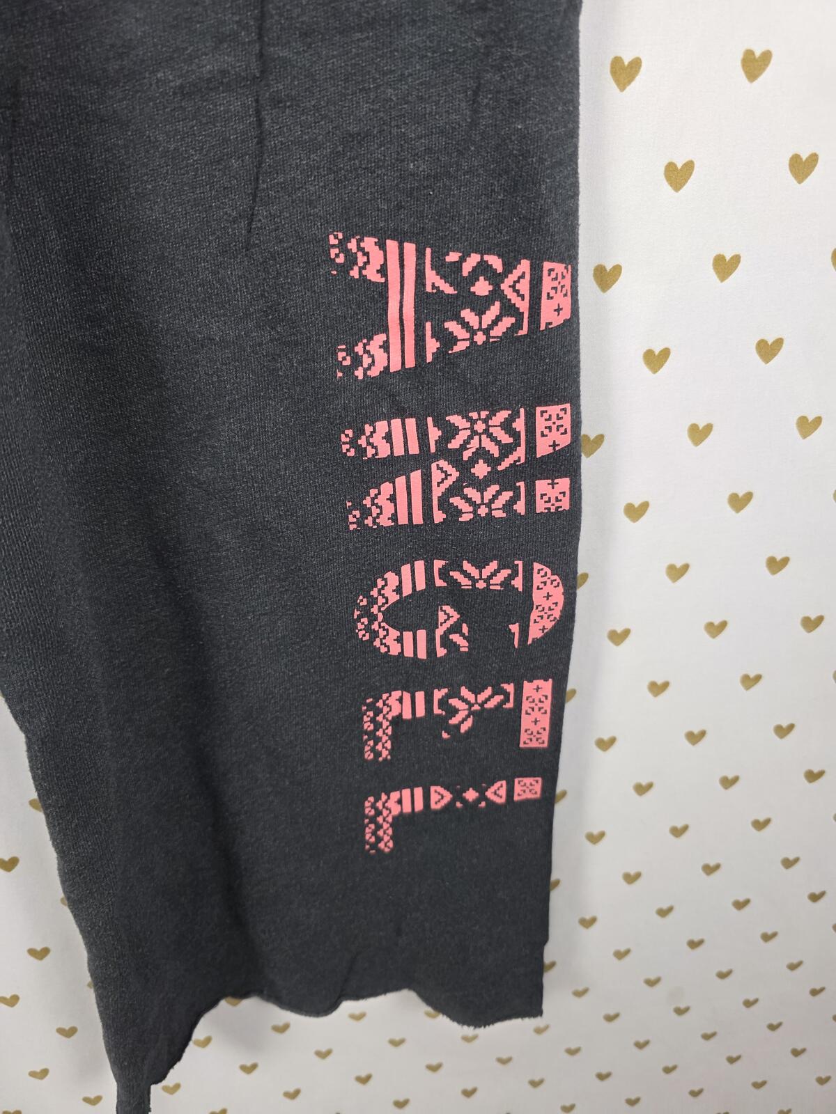 Victorias Secret ANGEL Logo WINGS Grey Sweats Sweatpants MEDIUM