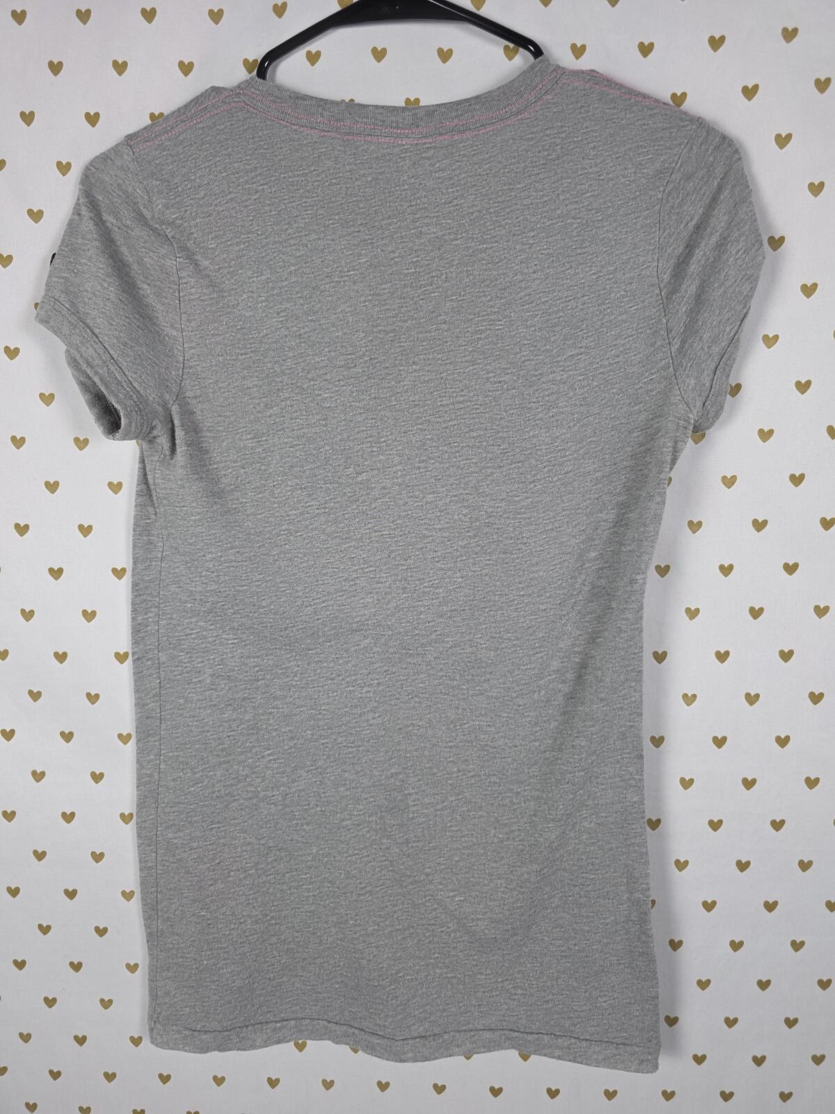 Victorias Secret PINK Vintage y2k Glittered Tee Shirt Cotton SMALL