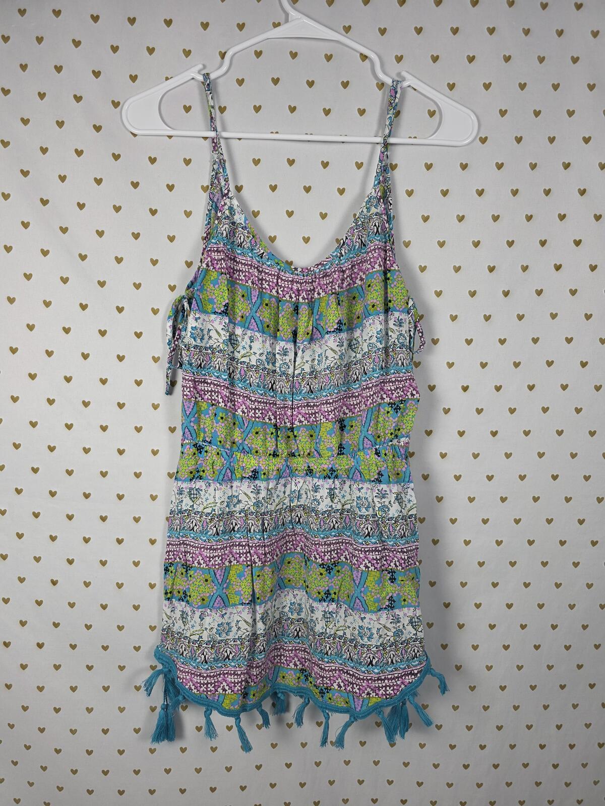 Victorias Secret Small Cute Tassel Swim Cover Up Dress Tank Top Flowy