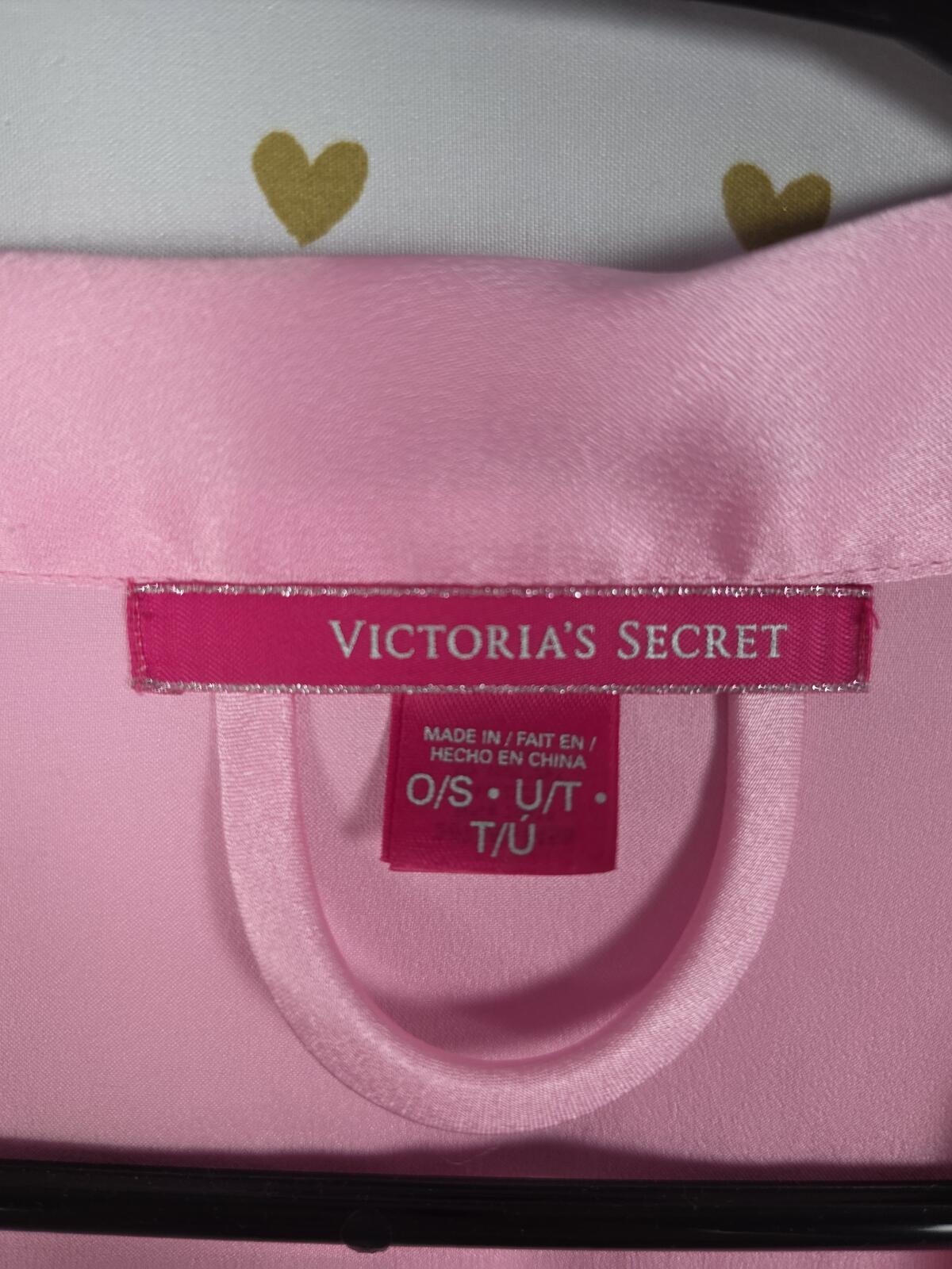 Victorias Secret RARE HTF Bling 2010 NYC New York Fashion Show Satin ROBE
