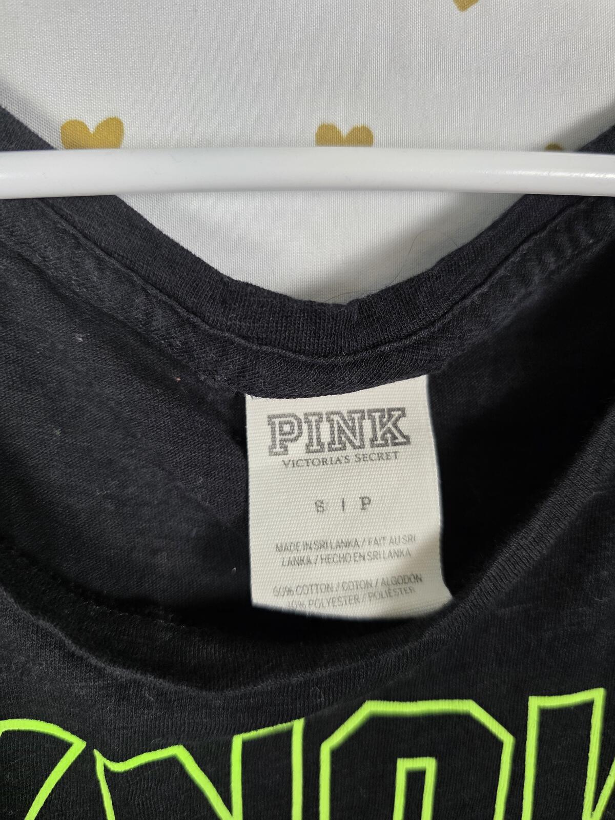 Victorias Secret PINK I KNOW THE GUAC is EXTRA Tank Top Muscle Tee SMALL