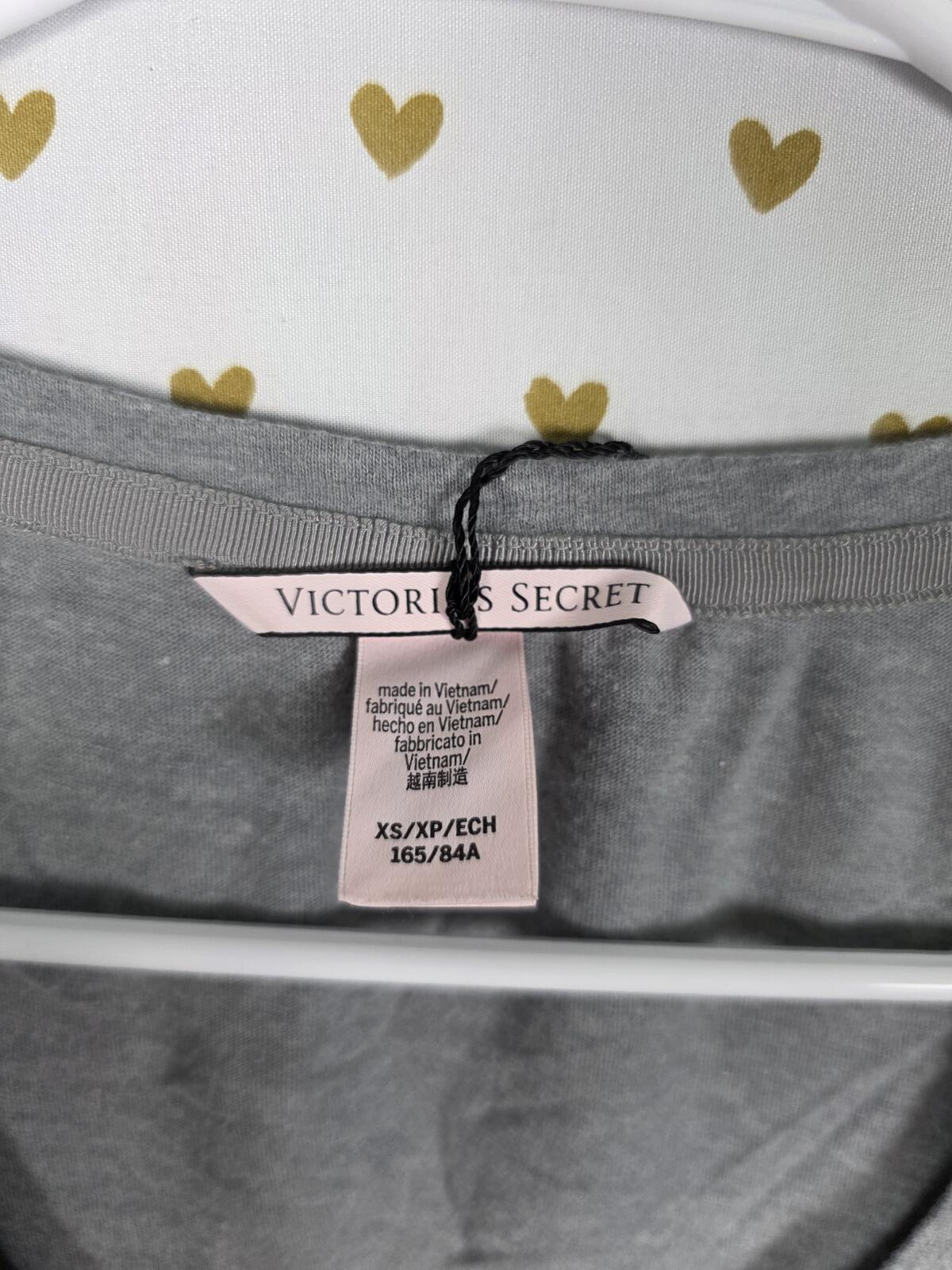 Victorias Secret Super Soft Grey XS Sleep Dress nightgown Shirt