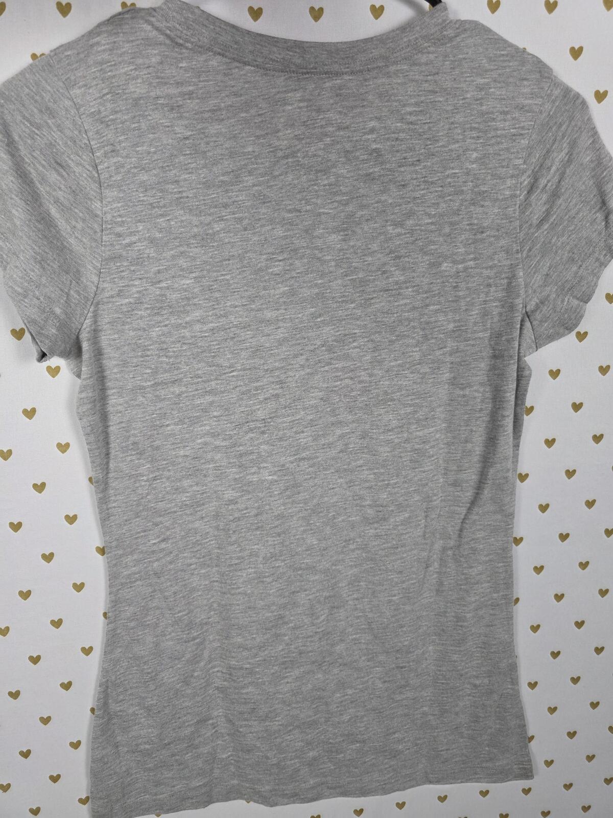 Victorias Secret PINK Vintage y2k ROCKS HTF Tee Shirt grey 86 MEDIUM