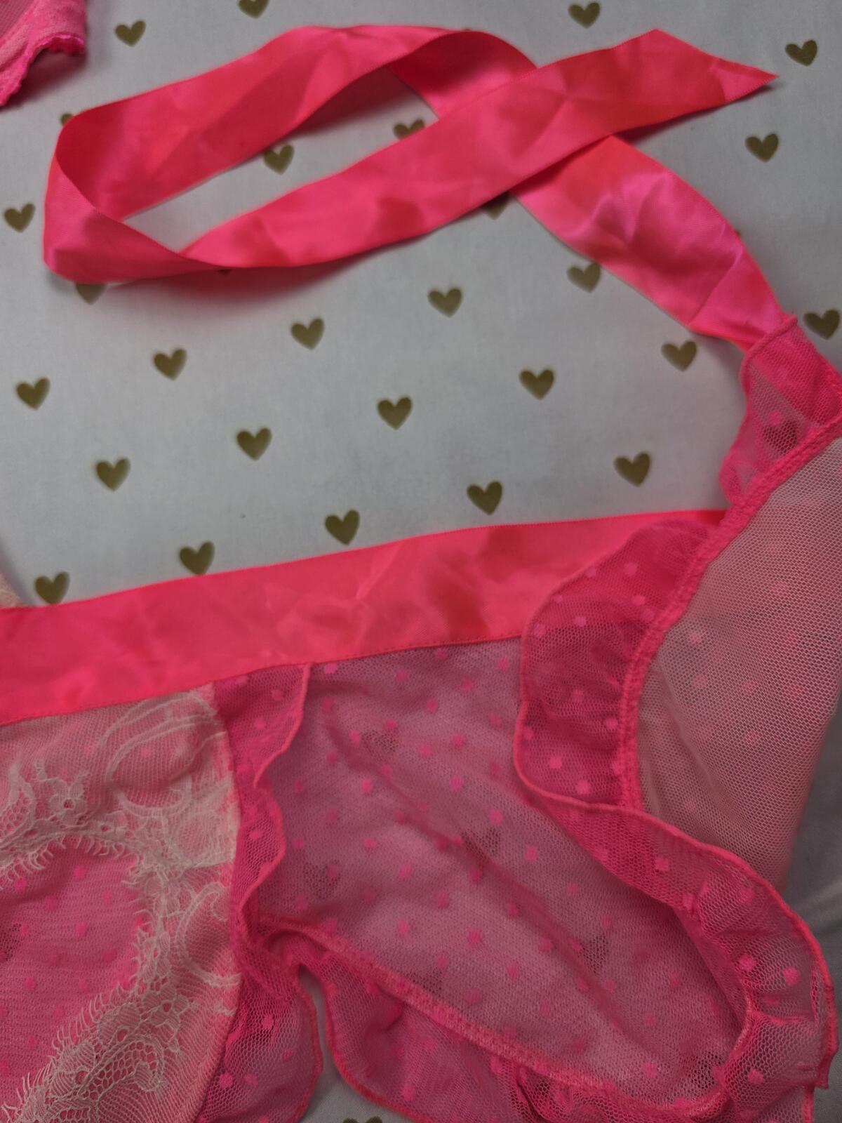 Victorias Secret Sexy Little Things Underwire French Maid Outfit Lingerie 34D