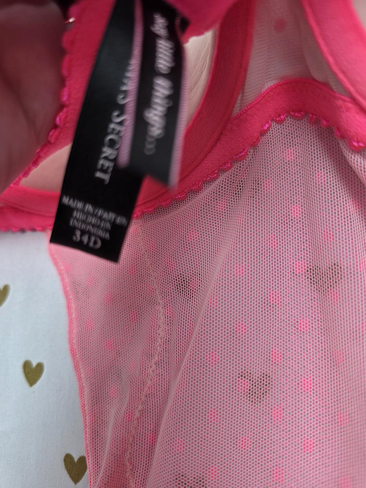 Victorias Secret Sexy Little Things Underwire French Maid Outfit Lingerie 34D