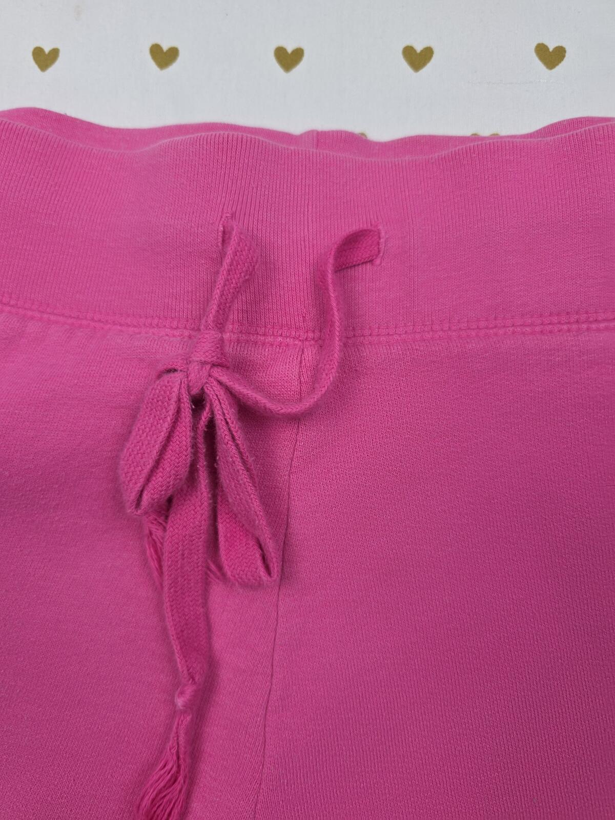 Victorias Secret PINK TOO MUCH TOO LITTLE TIME Vintage Sweat Shorts Logo butt SM