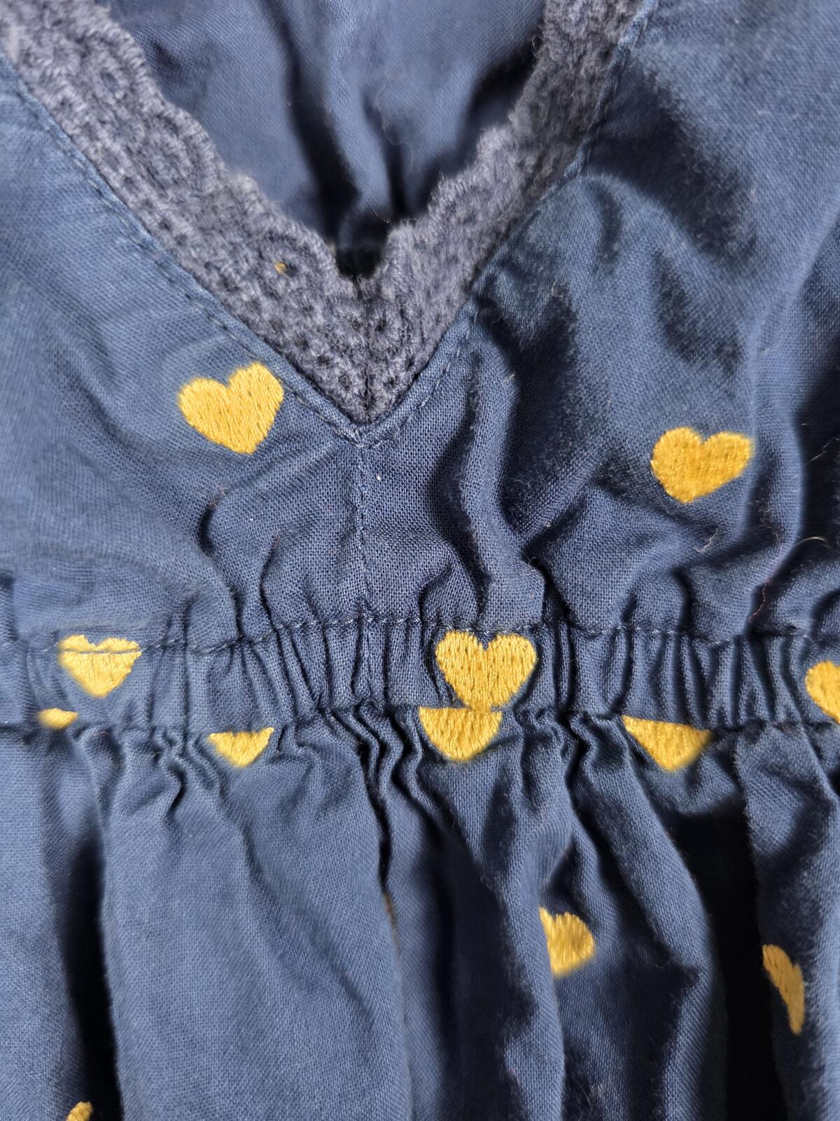 Victorias Secret PINK Embroidered Hearts VINTAGE y2k Cotton Sun Dress Flowy SM