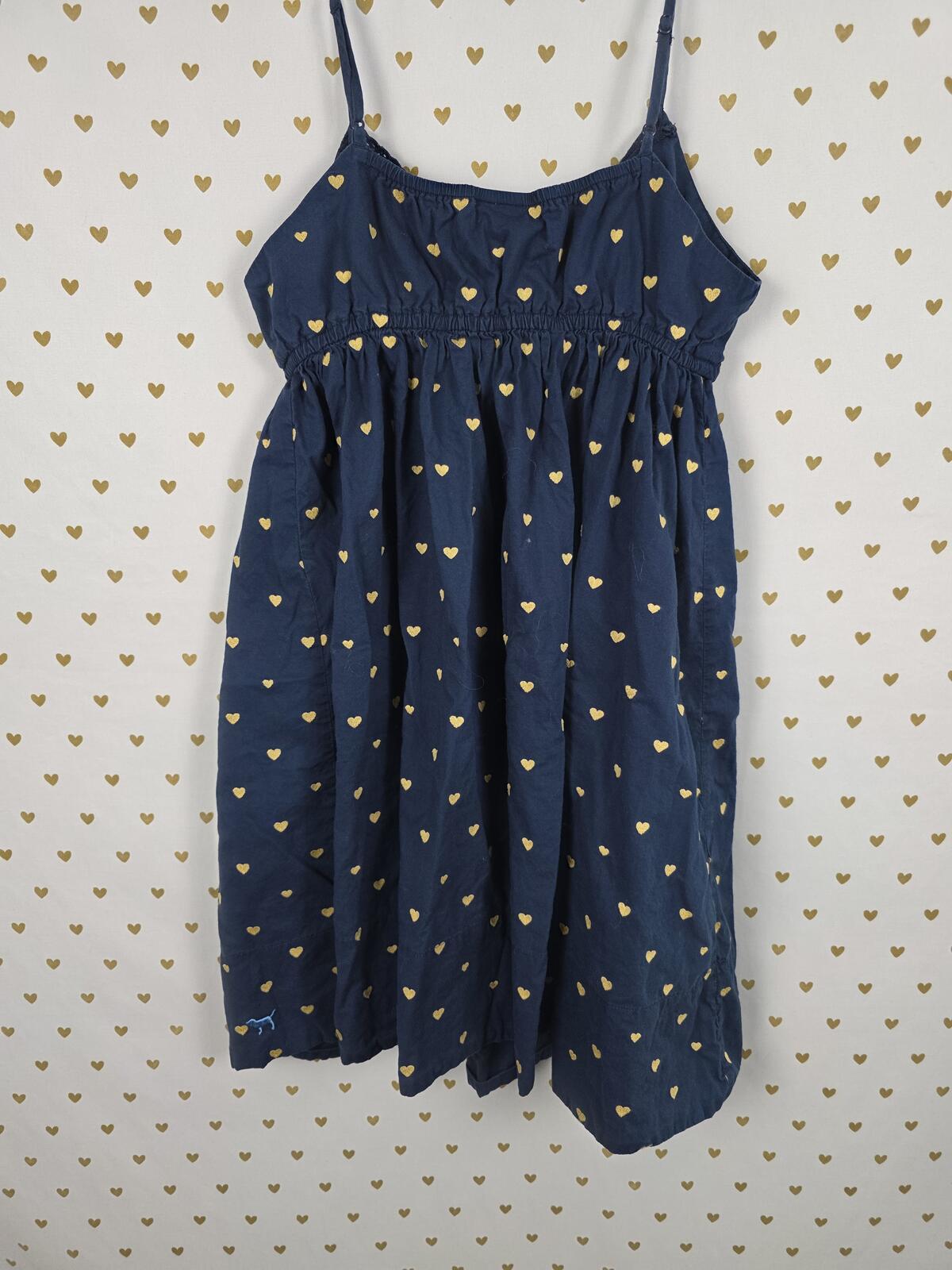 Victorias Secret PINK Embroidered Hearts VINTAGE y2k Cotton Sun Dress Flowy SM