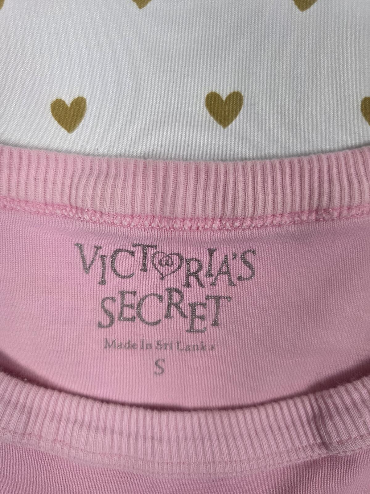 Victorias Secret Vintage HTF LOVE Studded Tank Top y2k PINK SMALL