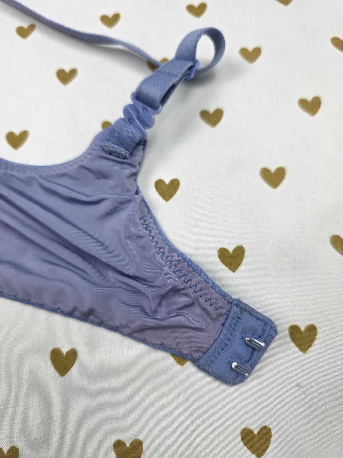 Victorias Secret Uplift Semi Demi Bra 36B Blue Balconette