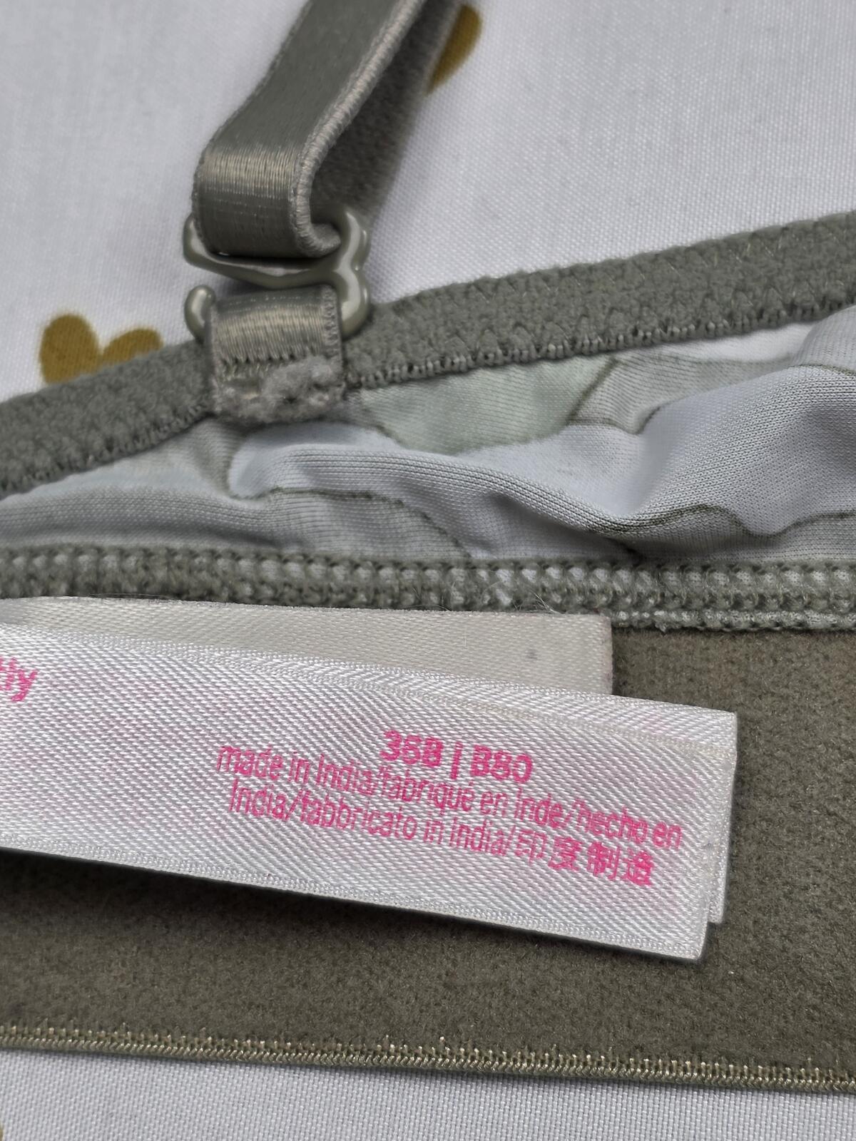 Victorias Secret PINK Camo Camouflage wireless 38B Wear Everywhere bra