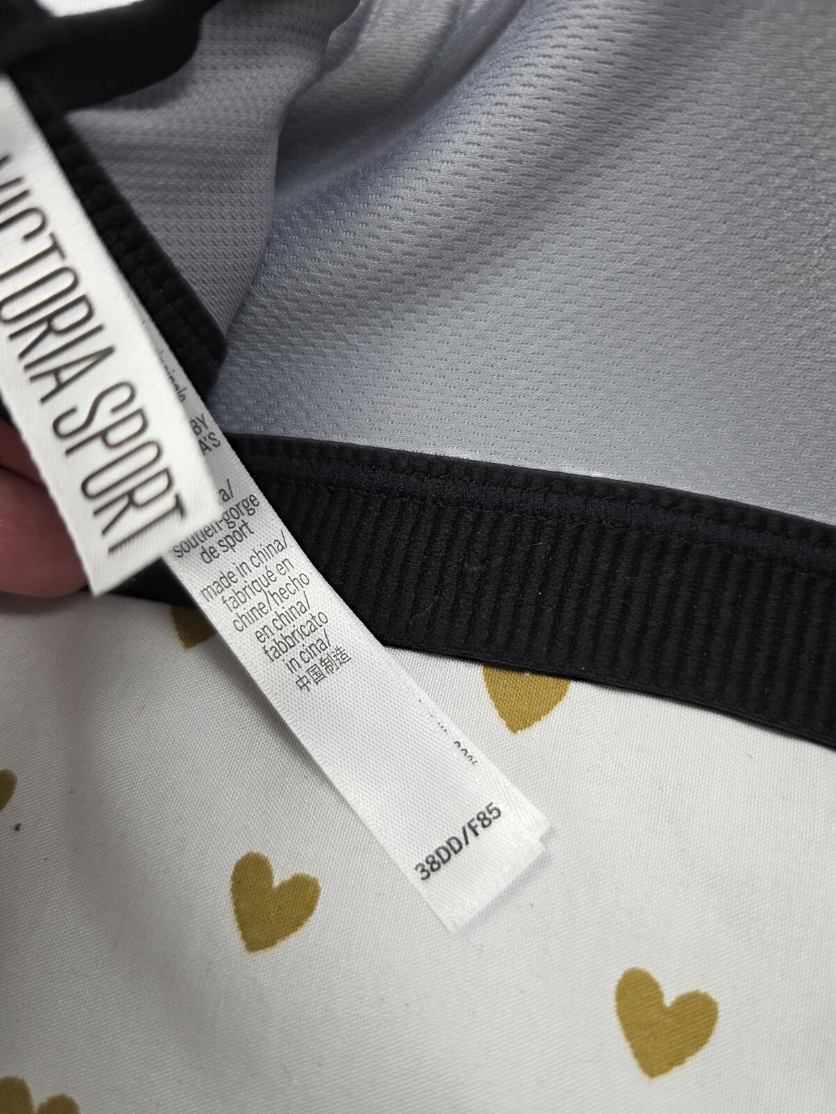 Victorias Secret Colorblock sports bra Supportive exercise INCREDIBLE 38DD