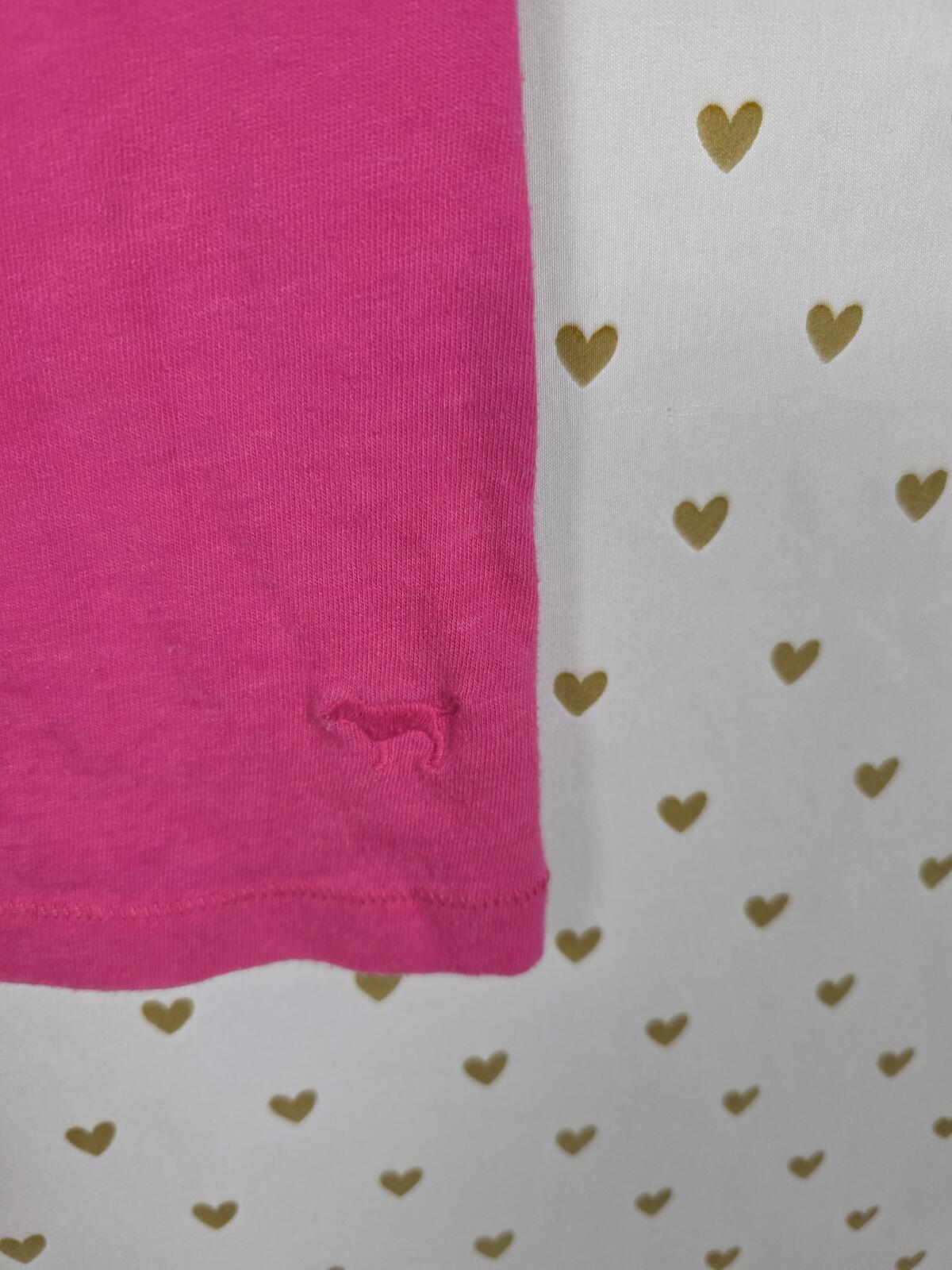 Victorias Secret PINK Vintage Y2k V Neck 86 Love tee shirt MEDIUM