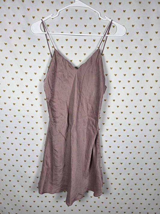 Victorias Secret Vintage Gold label 100% SILK Chemise Slip Dress Nightie SMALL