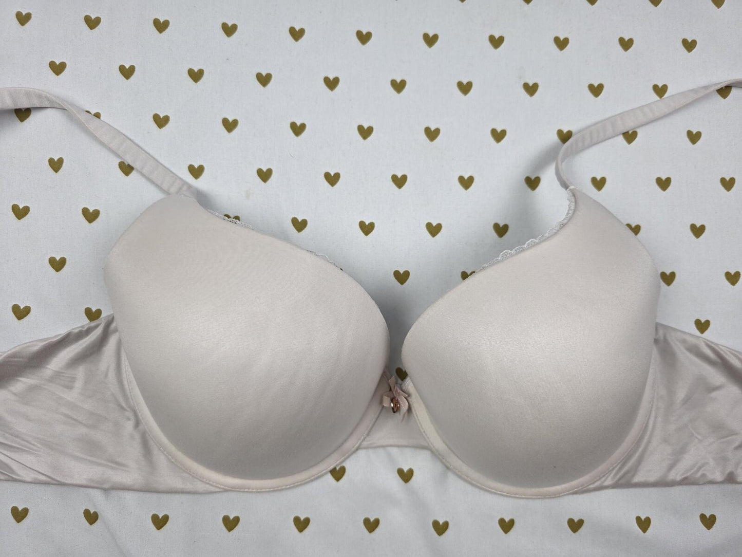 Victorias Secret Body By Perfect Shape Beige Bra 38C