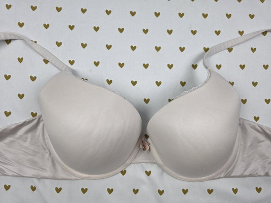 Victorias Secret Body By Perfect Shape Beige Bra 38C