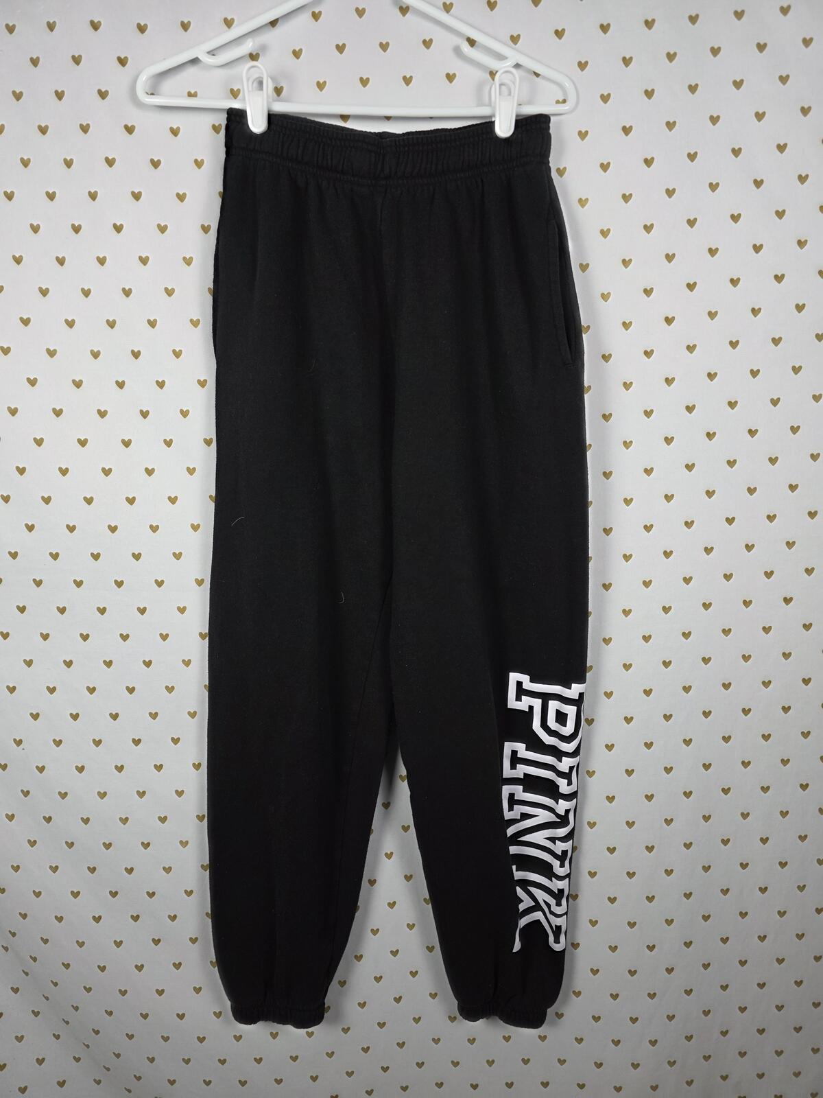Victorias Secret Pink Slouchy XS Sweater Joggers Sweatpants SET 2pc Outfit Logo