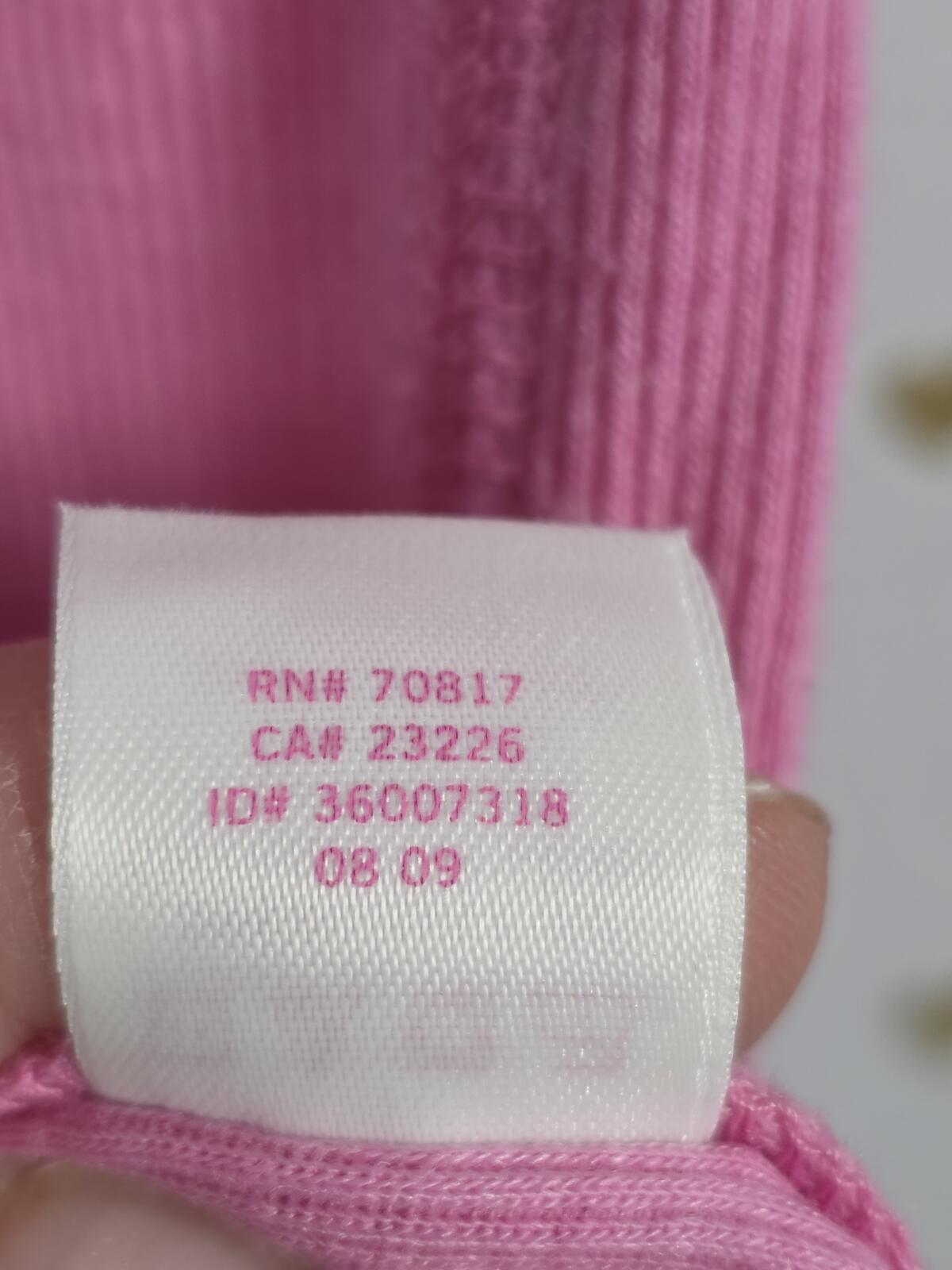 Victorias Secret PINK LIMITED RARE Kiss Me One In a Million TANK XS Ribbed