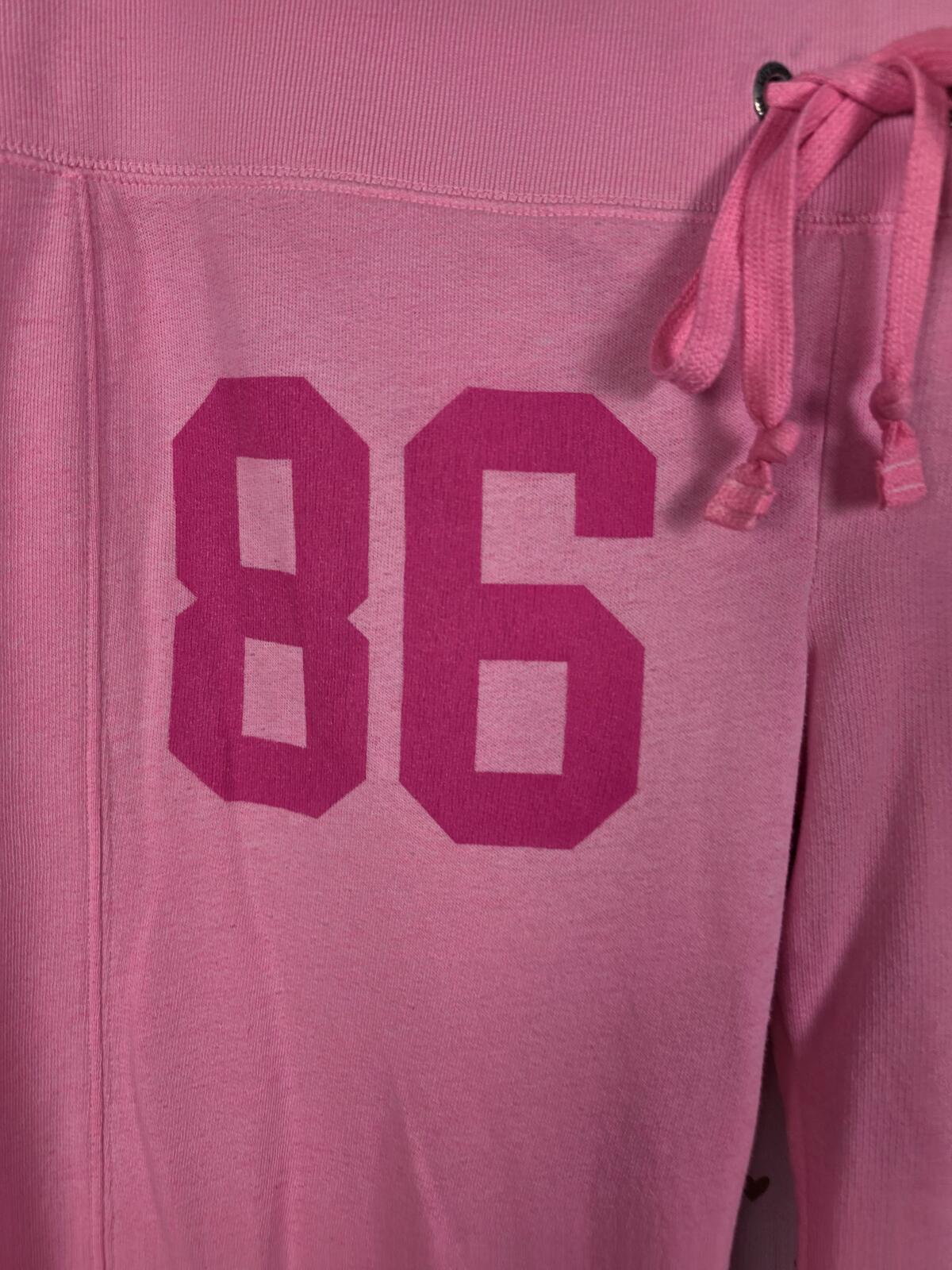 Victorias Secret PINK Vintage Logo butt Sweats Sweatpants MEDIUM Y2k
