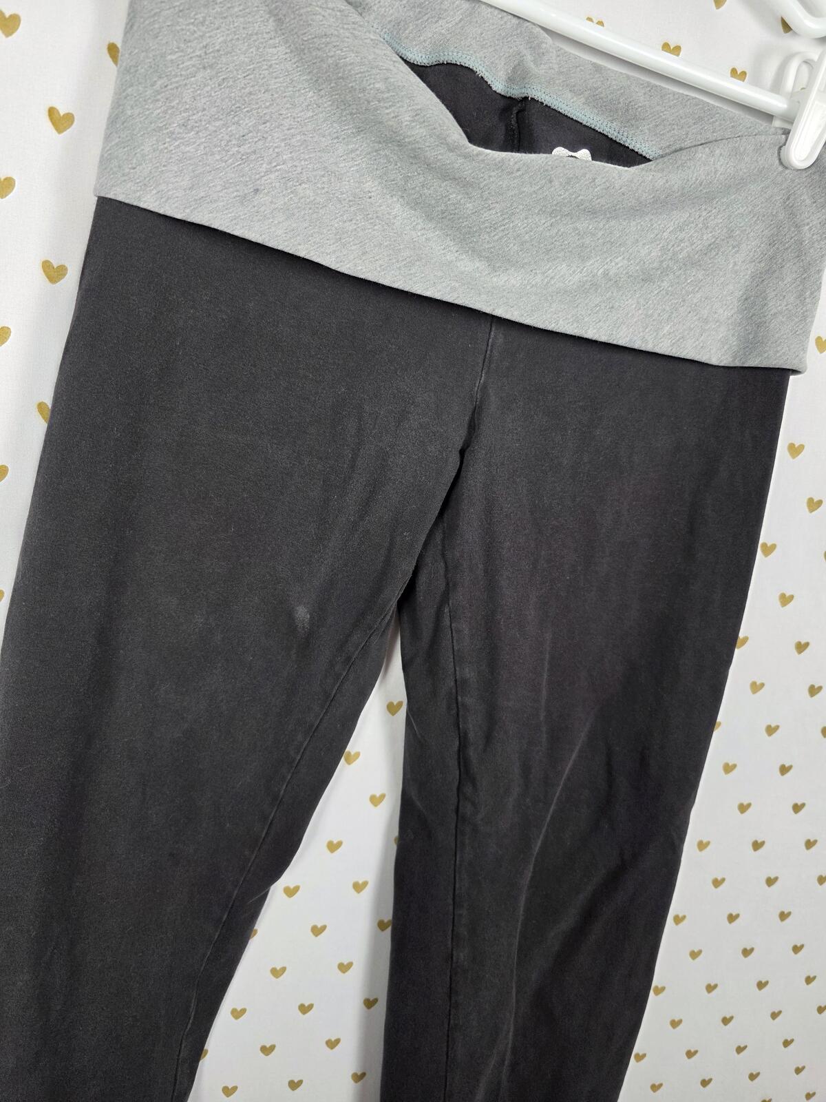 Victorias Secret PINK Vintage University '07 Cotton Foldover Yoga Pants SMALL