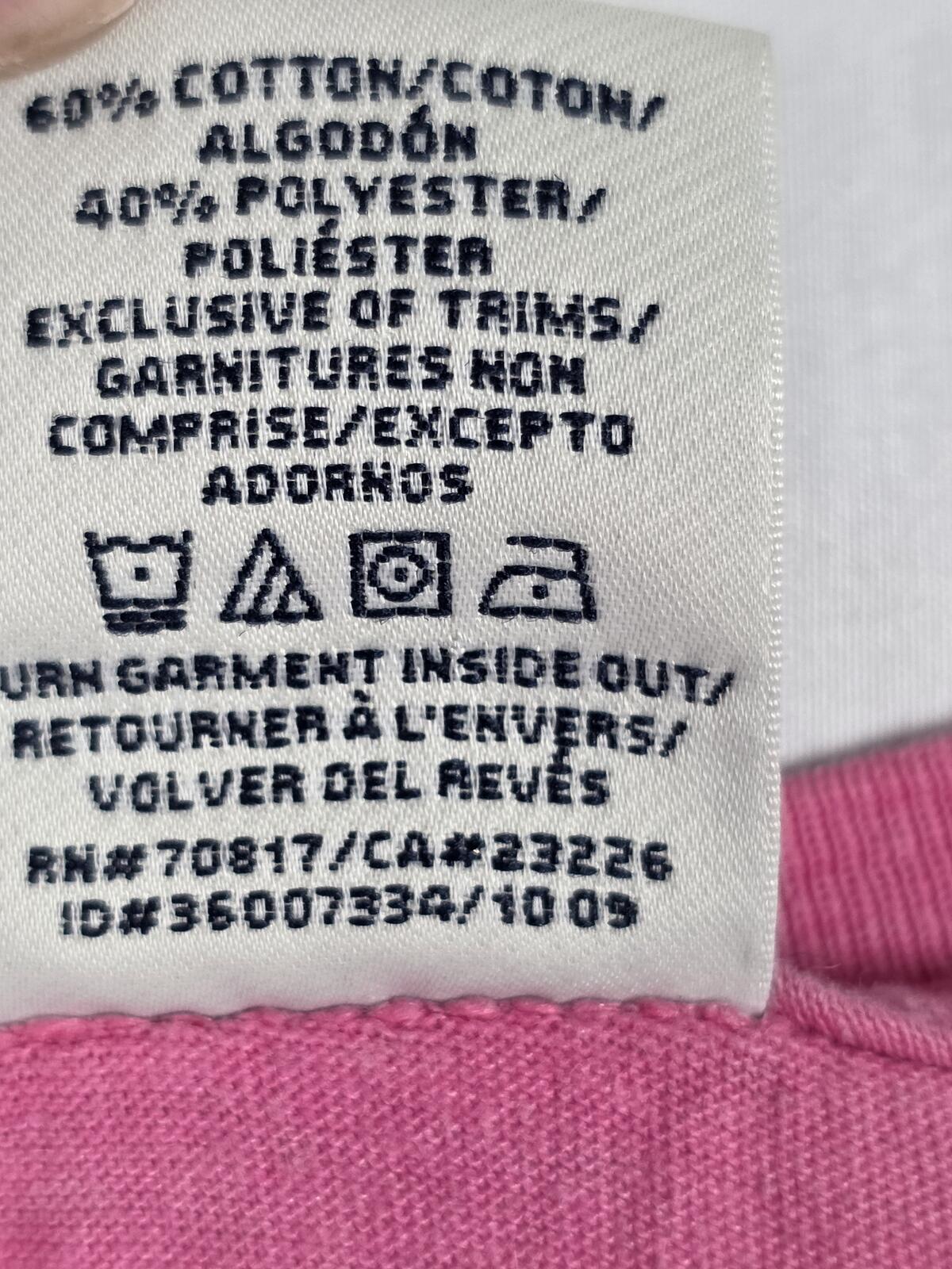 Victorias Secret PINK Bling Y2k PEACE Vintage Tee Shirt SMALL Cotton