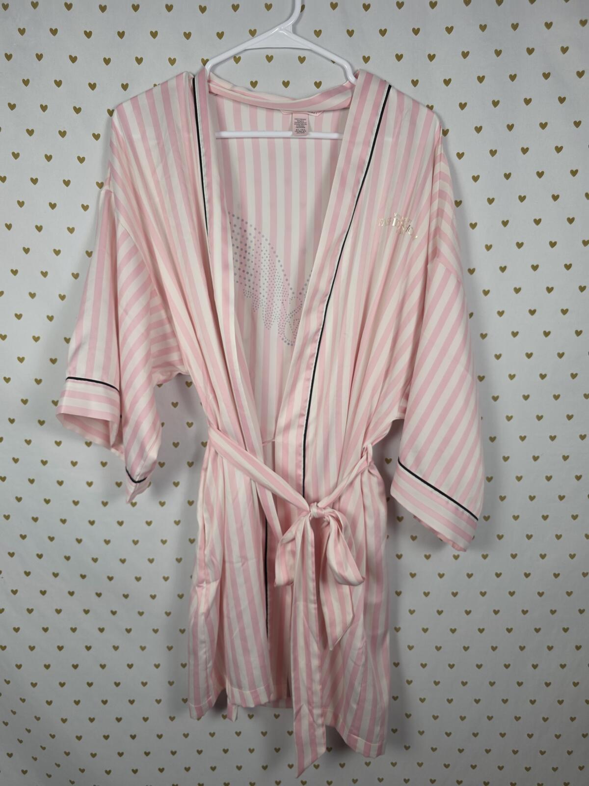 Victorias Secret Satin Silky Limited Edition Fashion Show 2025 Wings ROBE Med L