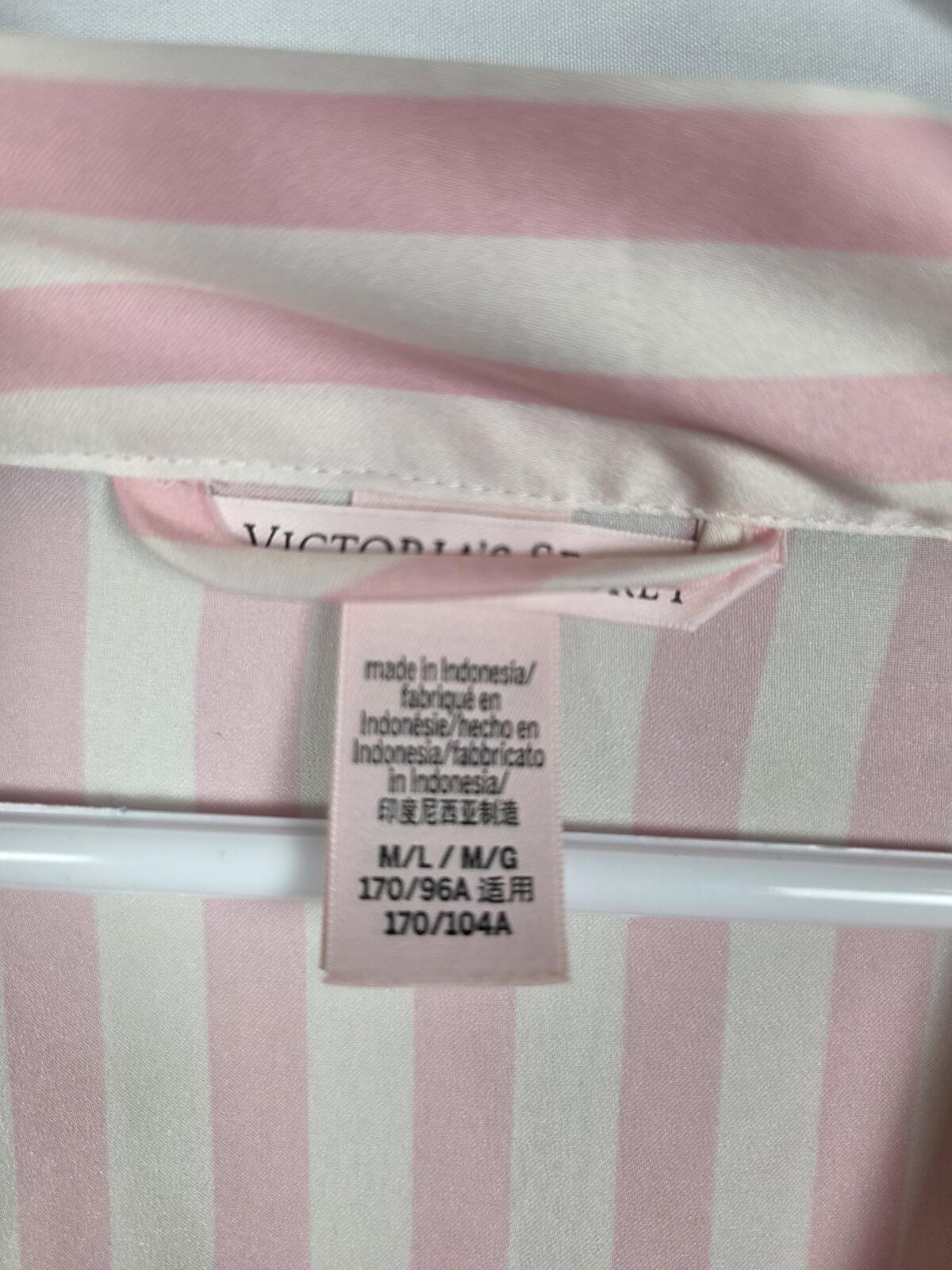 Victorias Secret Satin Silky Limited Edition Fashion Show 2025 Wings ROBE Med L