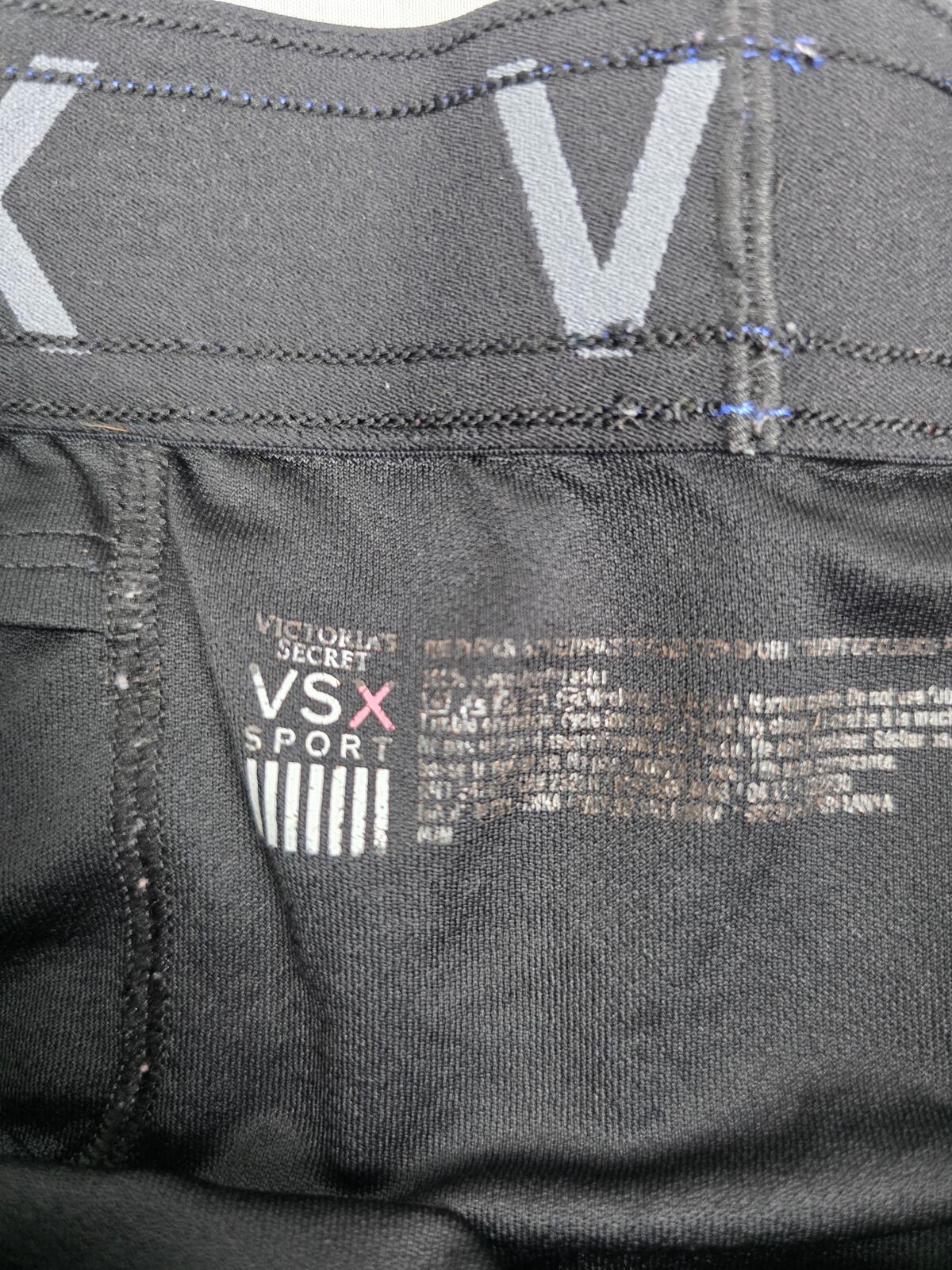 Victorias Secret VSX Blue LIned Sport Running Athletic Shorts Medium