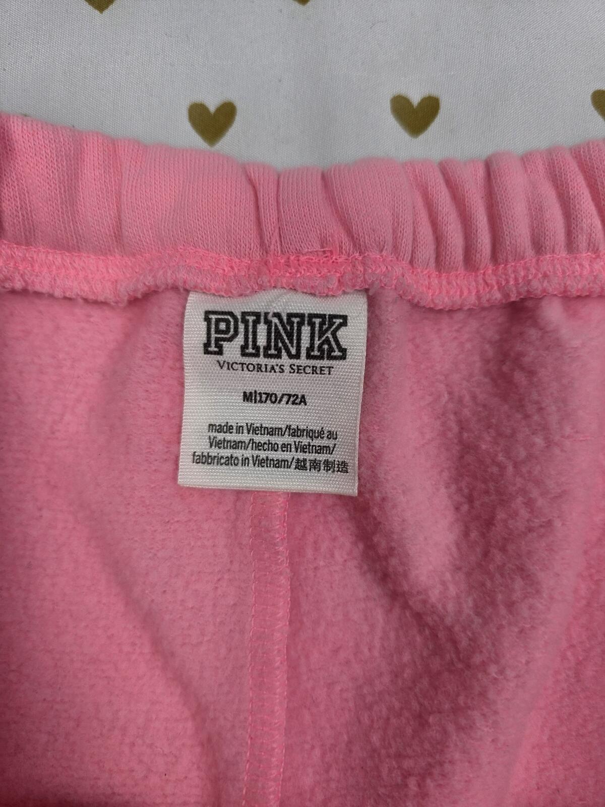 Victorias Secret PINK Neon Logo Sweat Shorts Joggers MEDIUM