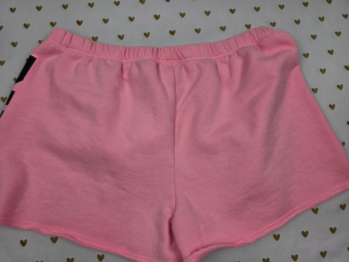 Victorias Secret PINK Neon Logo Sweat Shorts Joggers MEDIUM