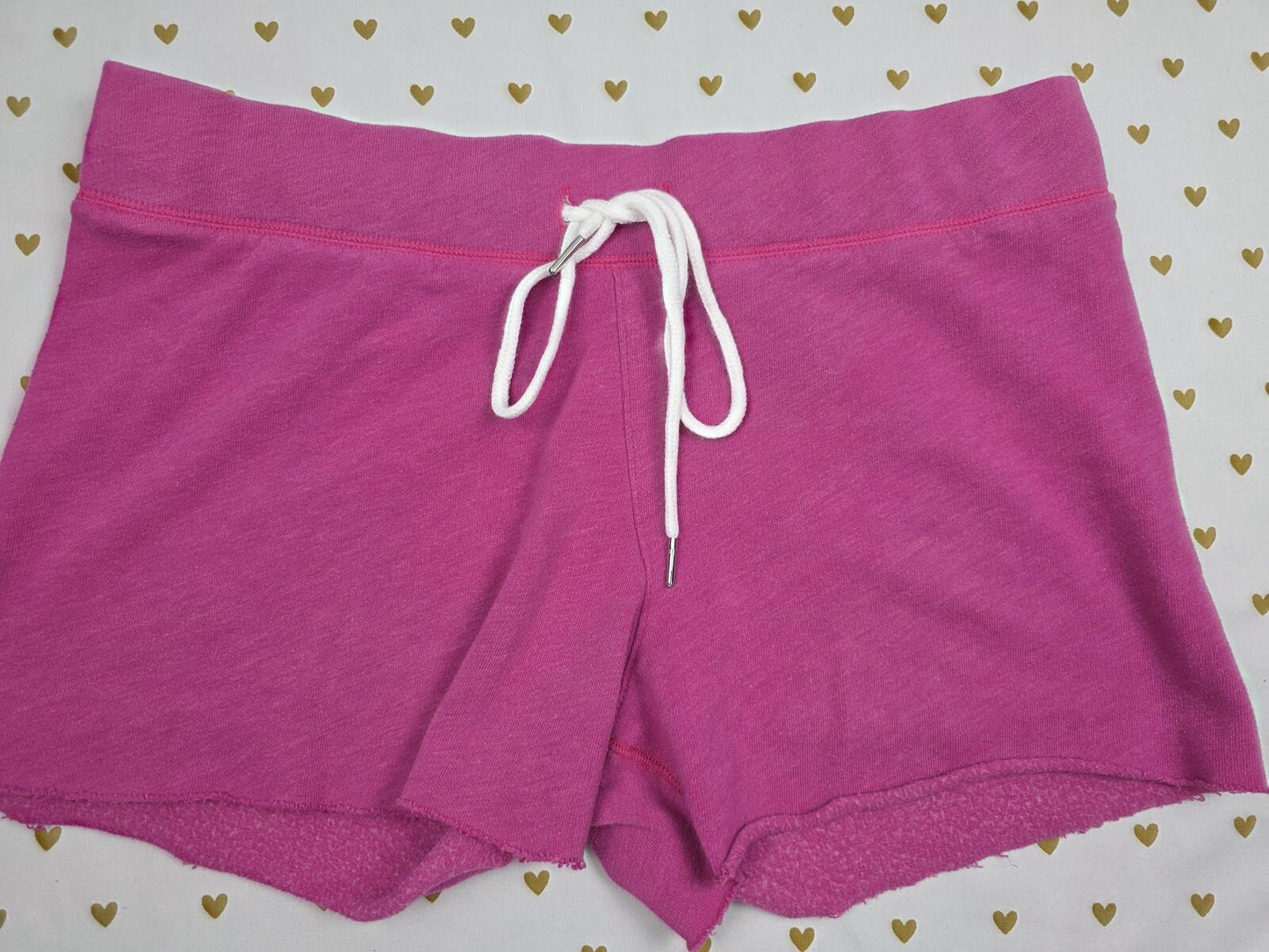 Victorias Secret PINK Leopard Cheetah Medium Y2k Vintage Sweat Shorts HTF