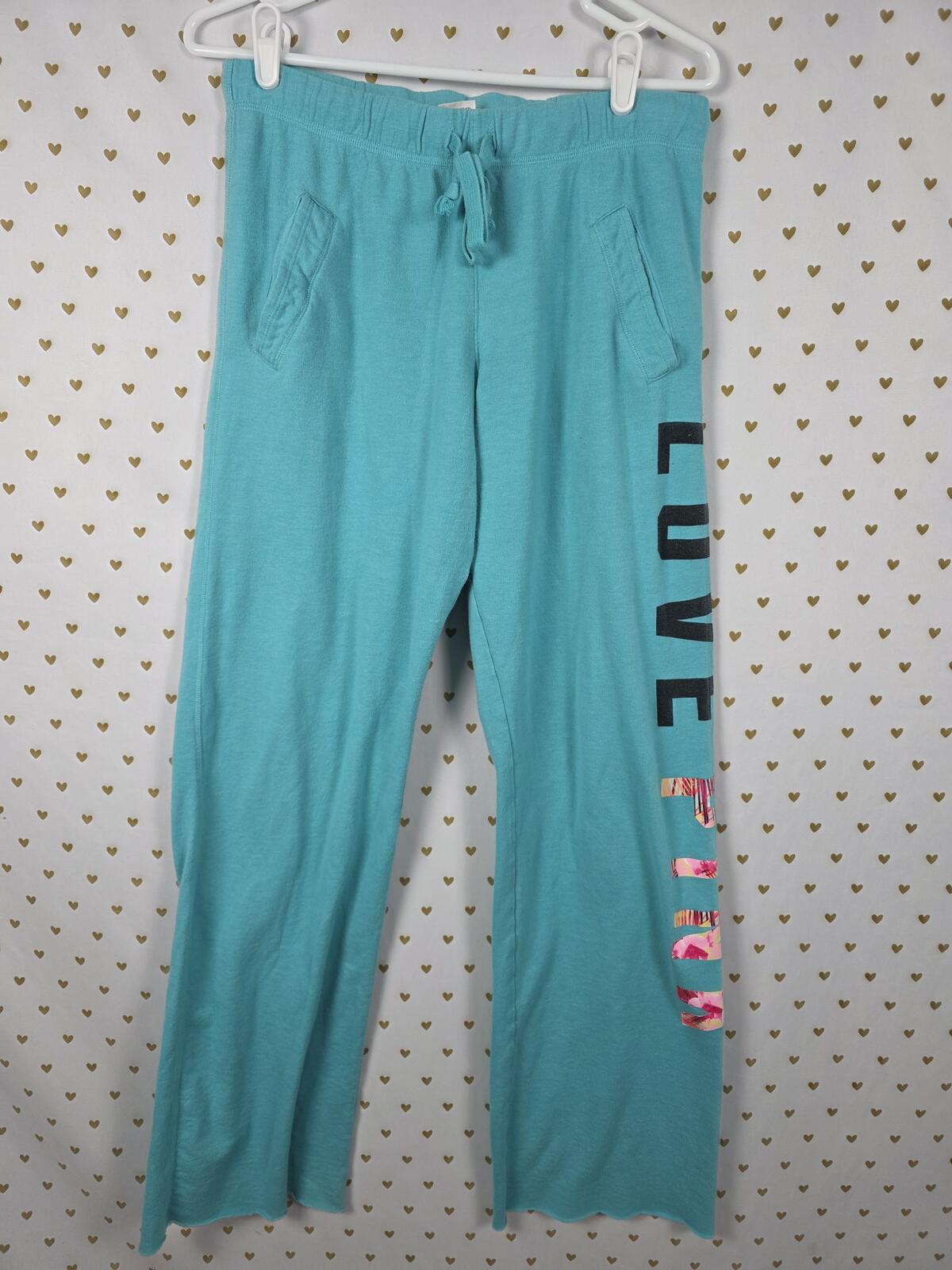 Victorias Secret Pink floral hoodie sweatpants SET 2PC sm DIAPER BUTT boyfriend