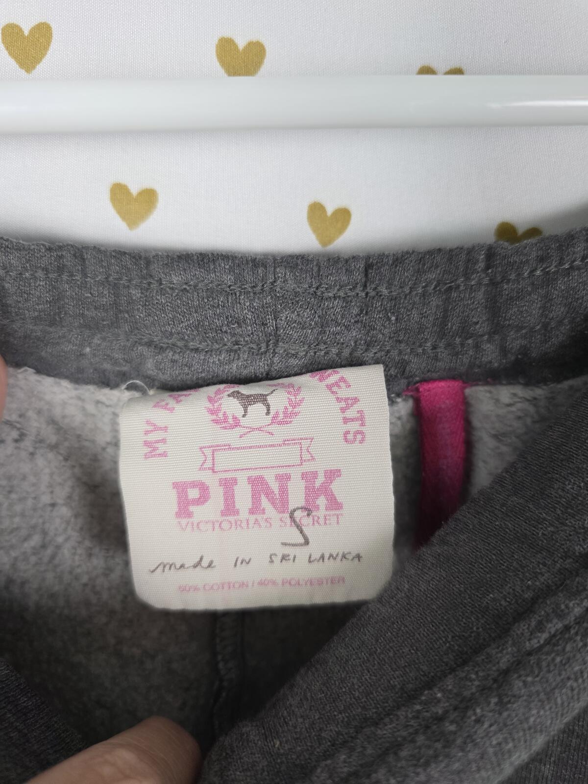 Victorias Secret PINK Vintage Y2k University Joggers Sweatpants SMALL