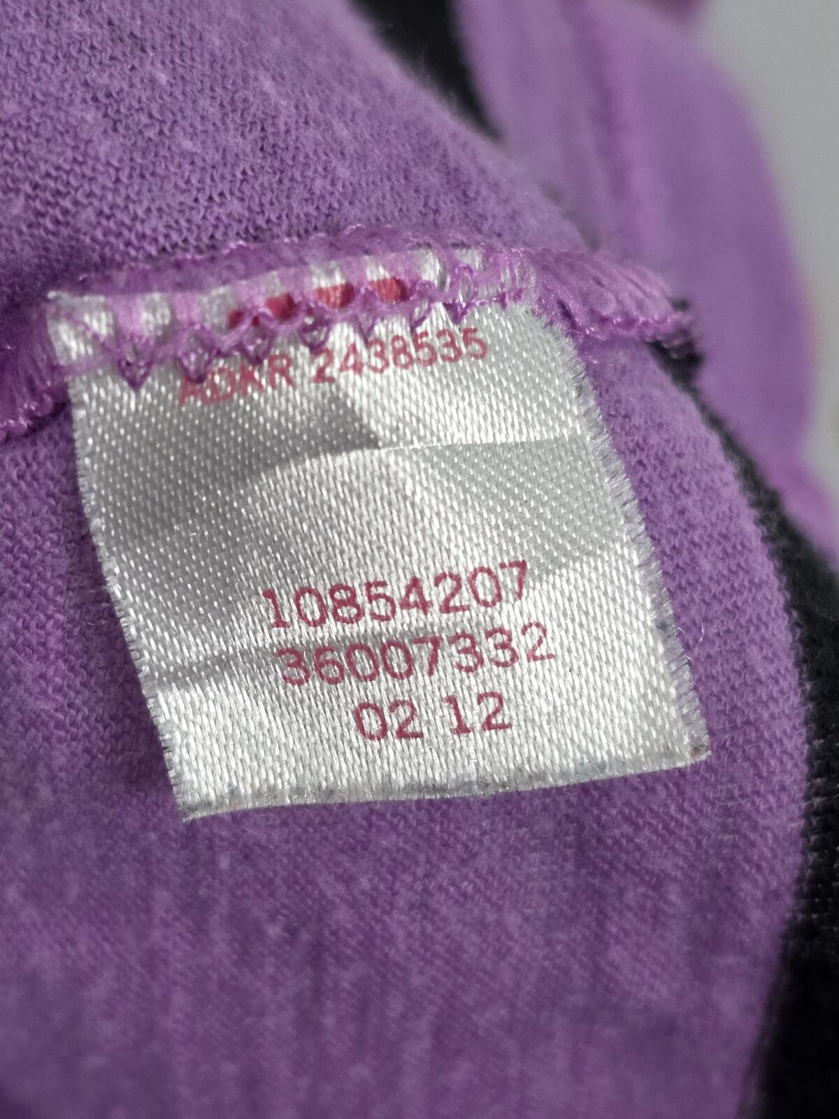 Victorias Secret PINK Vintage y2k Purple Striped tank top Muscle Tee SMALL