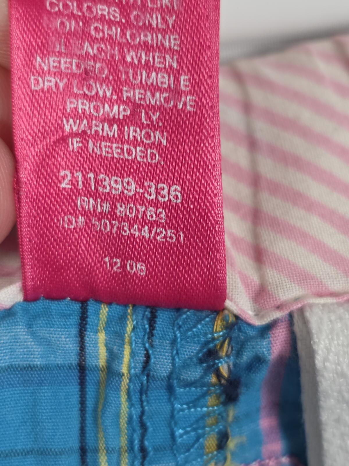 Victorias Secret PINK Vintage HOT Striped Long Sleep Shorts Pajama Bottoms L
