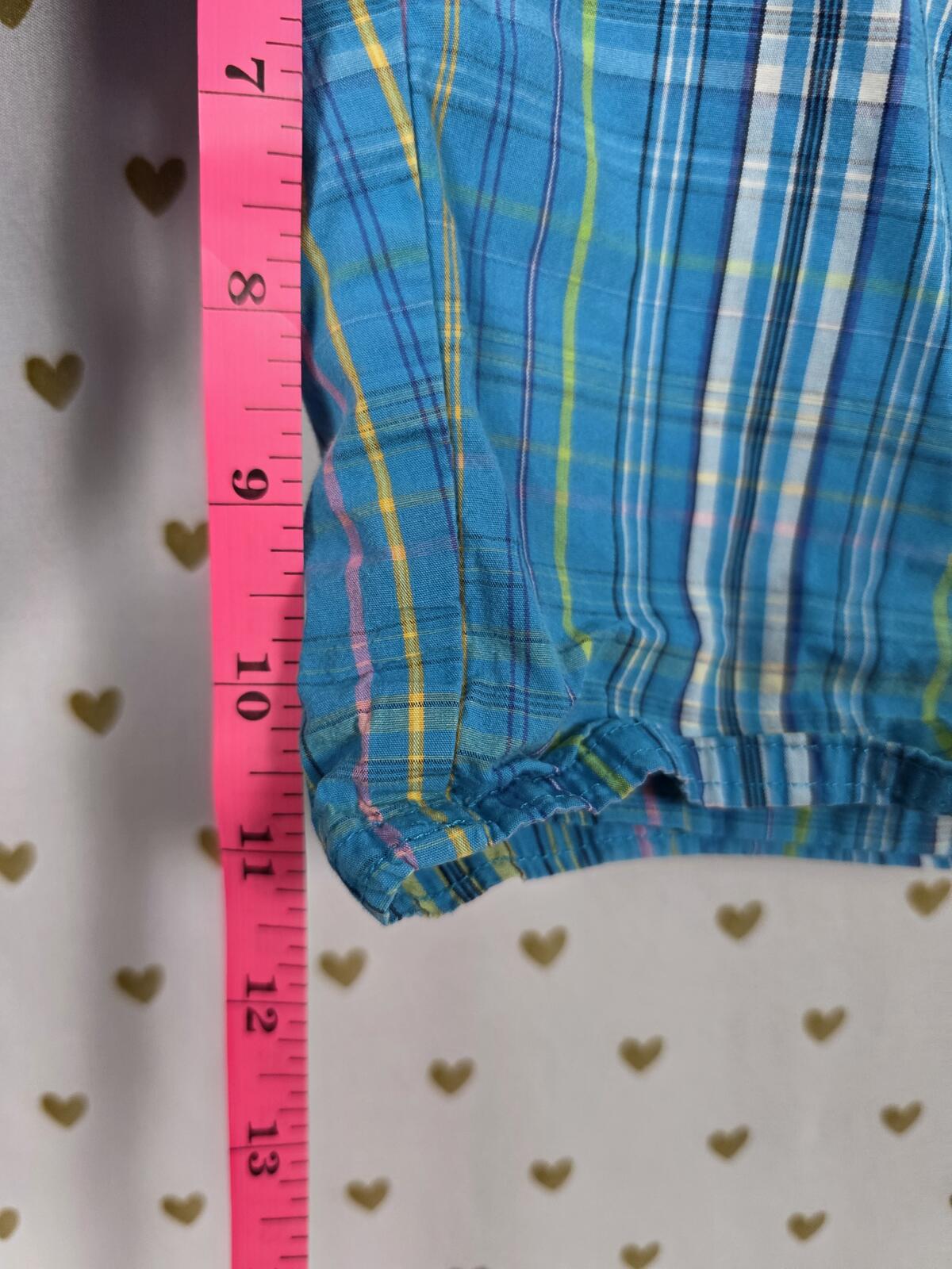 Victorias Secret PINK Vintage HOT Striped Long Sleep Shorts Pajama Bottoms L
